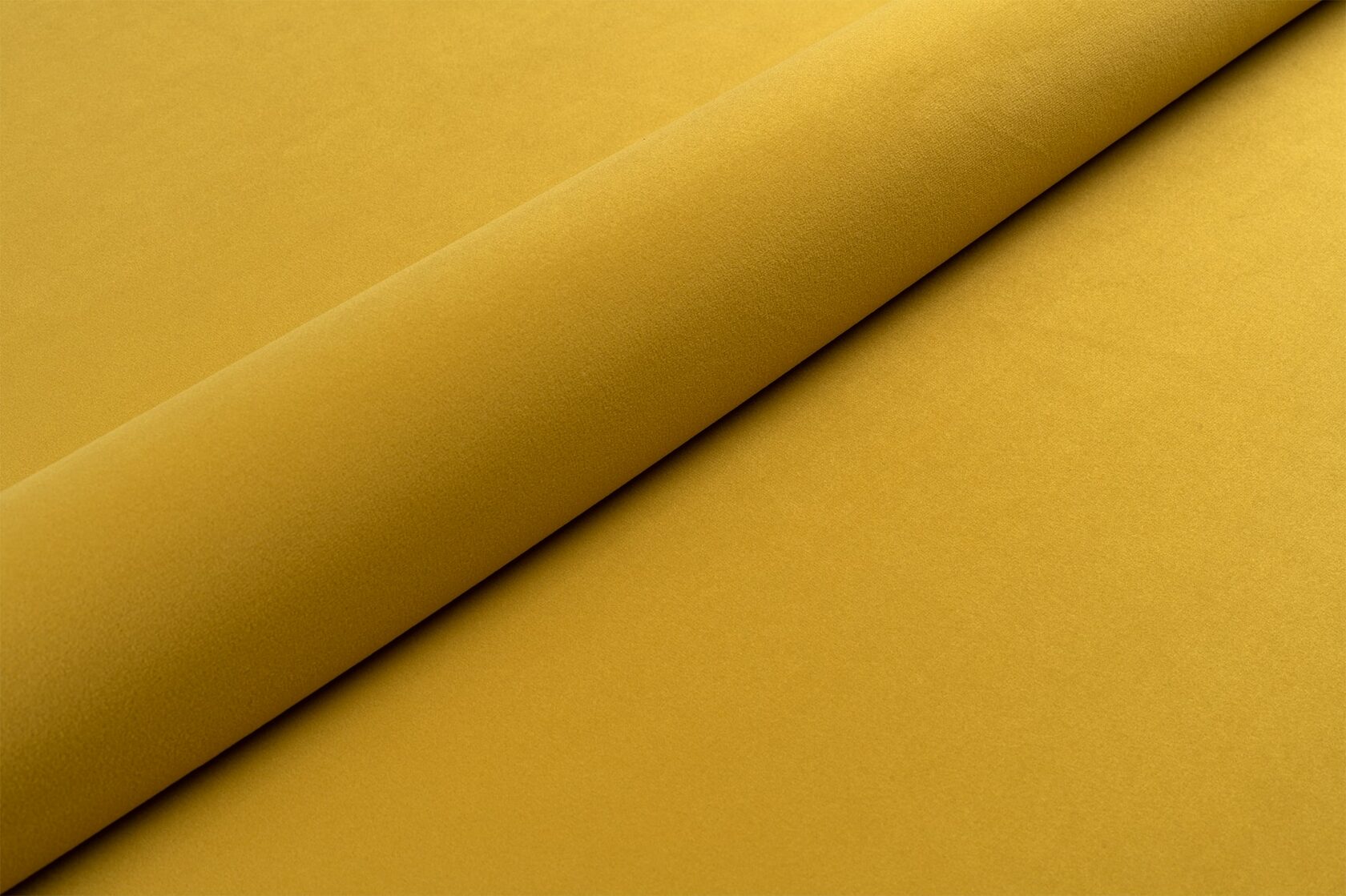 Échantillon de velours jaune moutarde