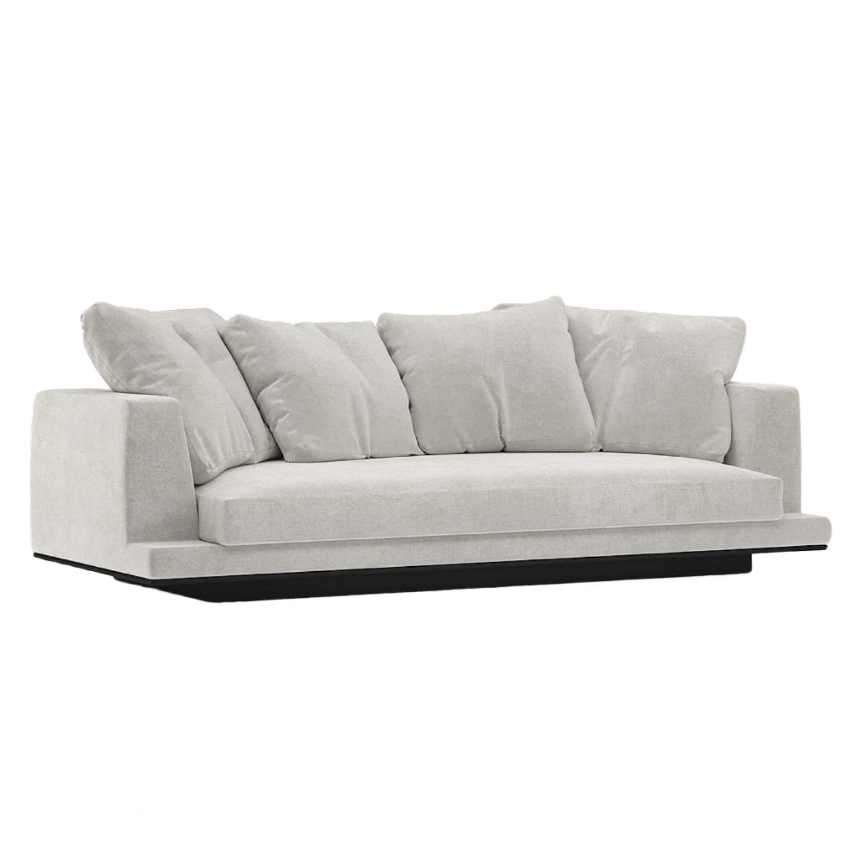 Grapple Low-Profile Sofa With Wide Base and Soft Upholstery