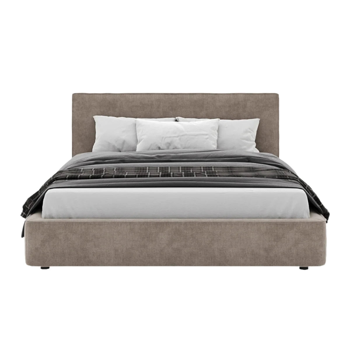 Lit double Sara à la silhouette équilibrée et aux lignes décontractées