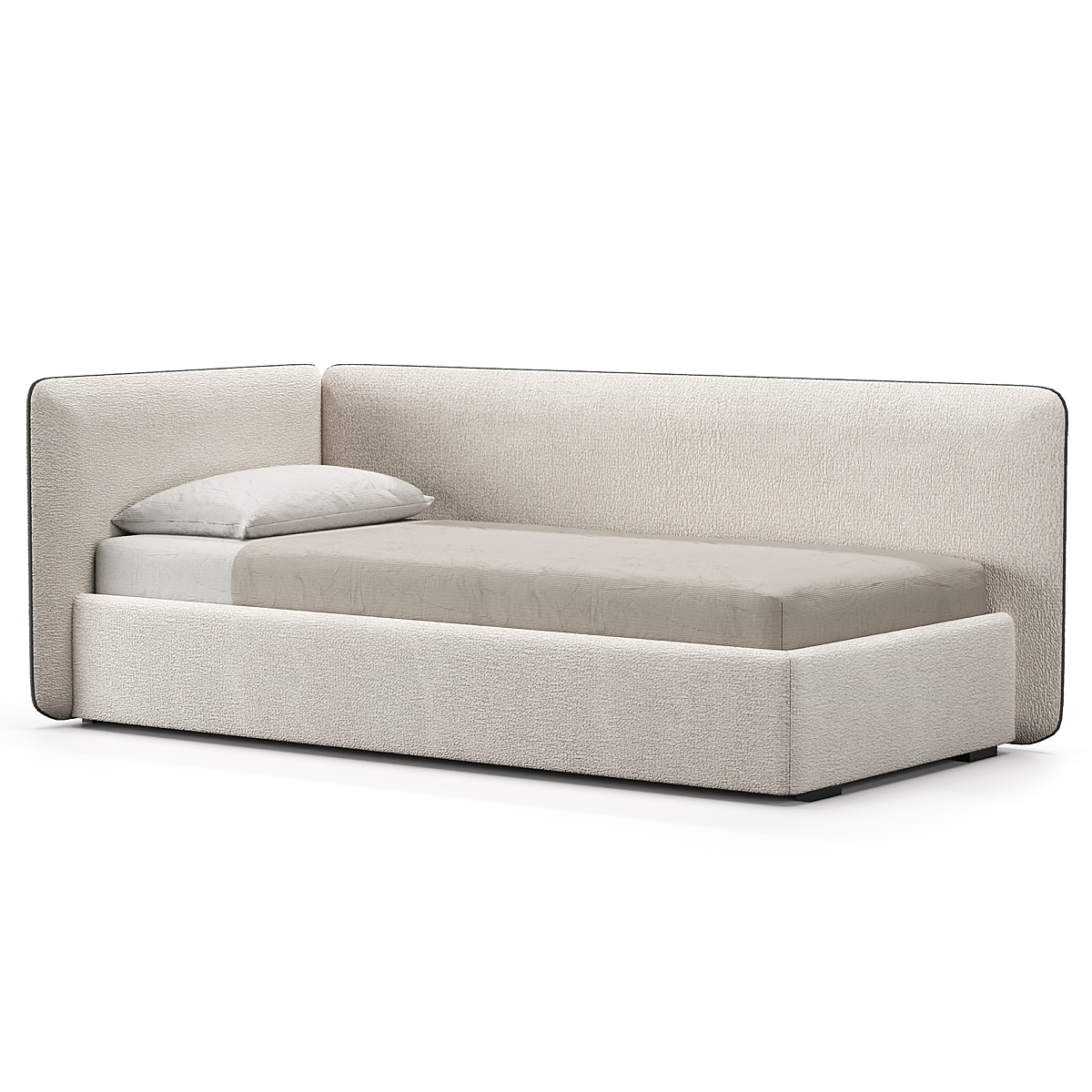 Assai Upholstered Daybed in Noble Beige Fabric