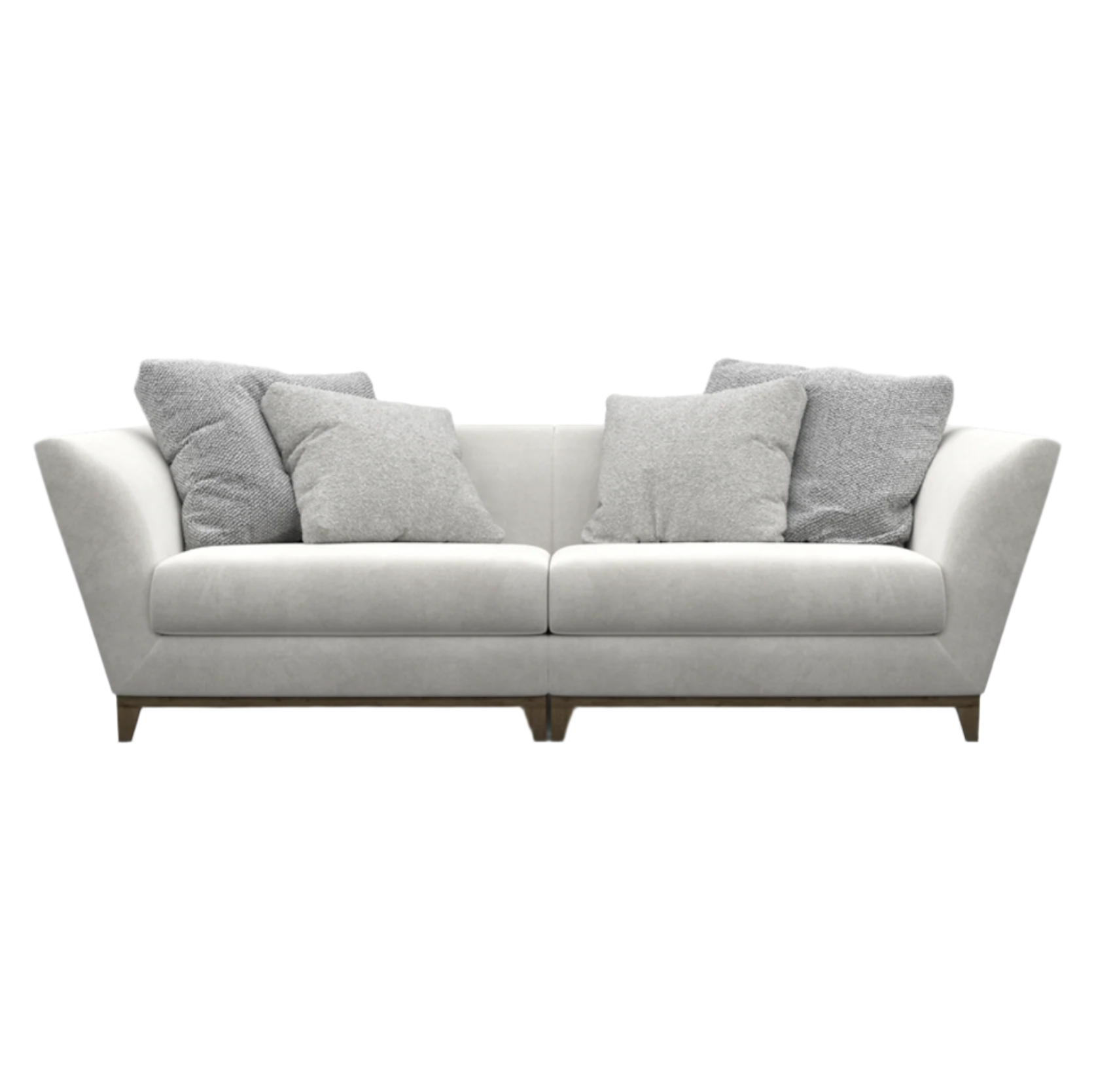 Blossom Sofa With Four Cushions and Split Design