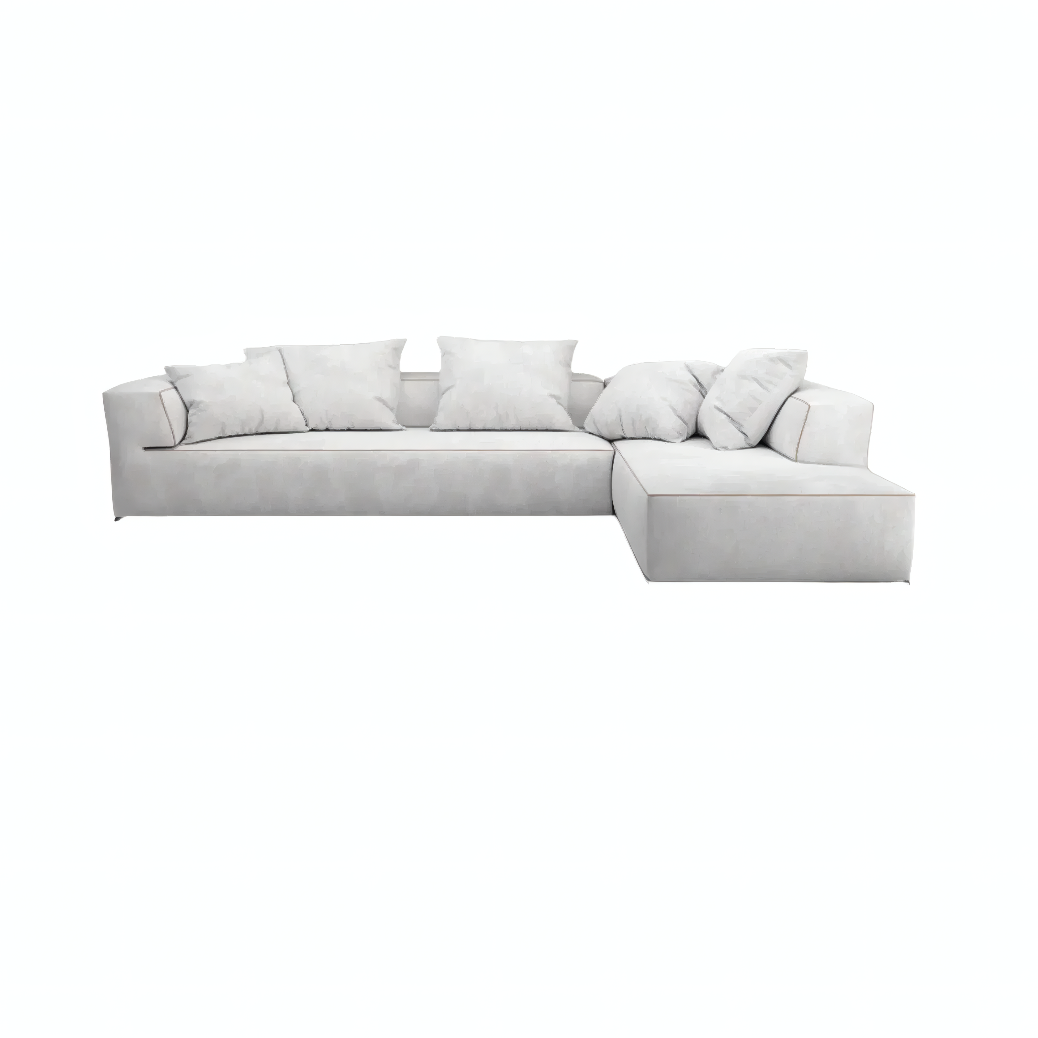 Kano L‑Shaped Sectional with Solid-Wood Frame