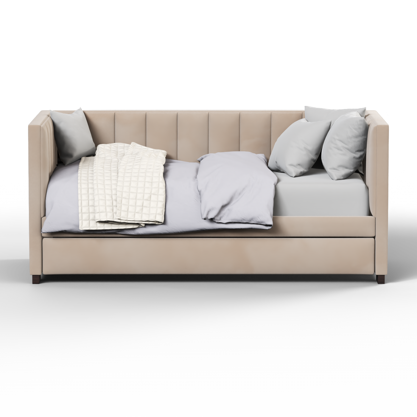 Capella Daybed with Sculpted Style and Built-In Versatility