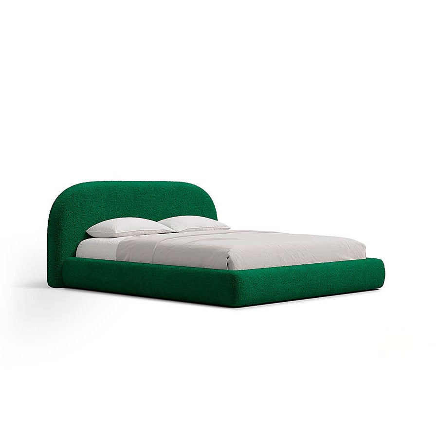 Aria Bed with Sculptural Curved Headboard