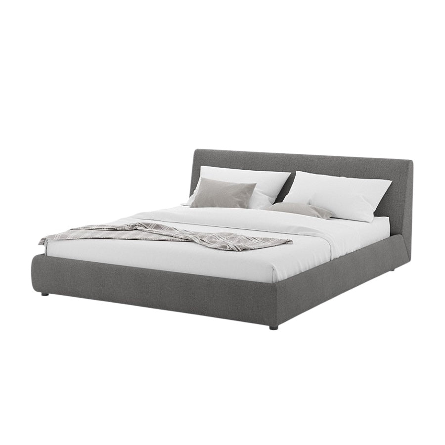 Otto Upholstered Platform Bed with Low Profile and Optional Storage
