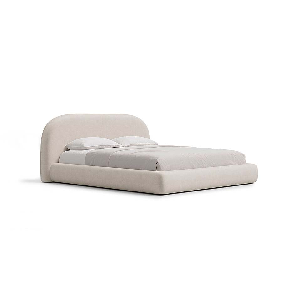 Aria Bed with Sculptural Curved Headboard