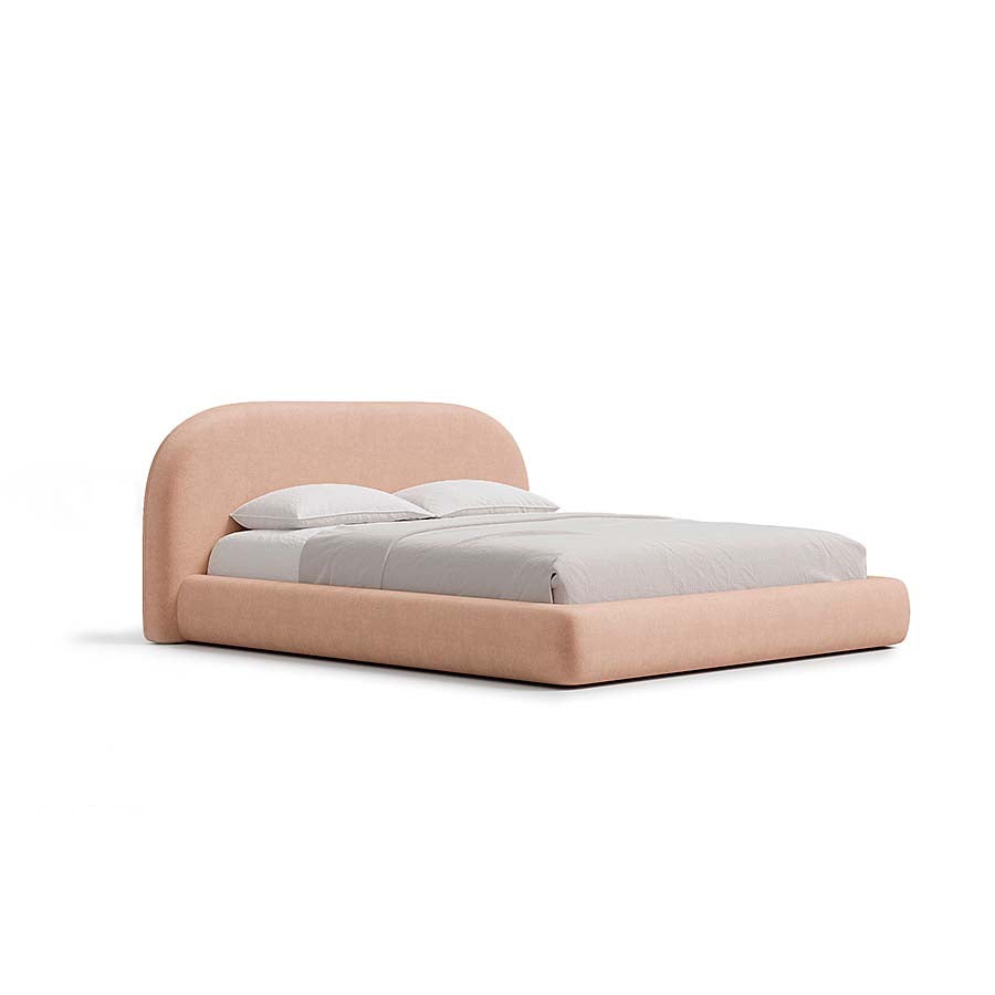 Aria Bed with Sculptural Curved Headboard