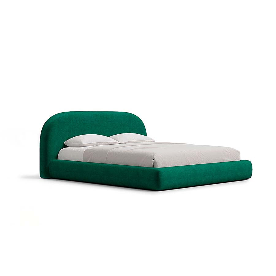 Aria Bed with Sculptural Curved Headboard