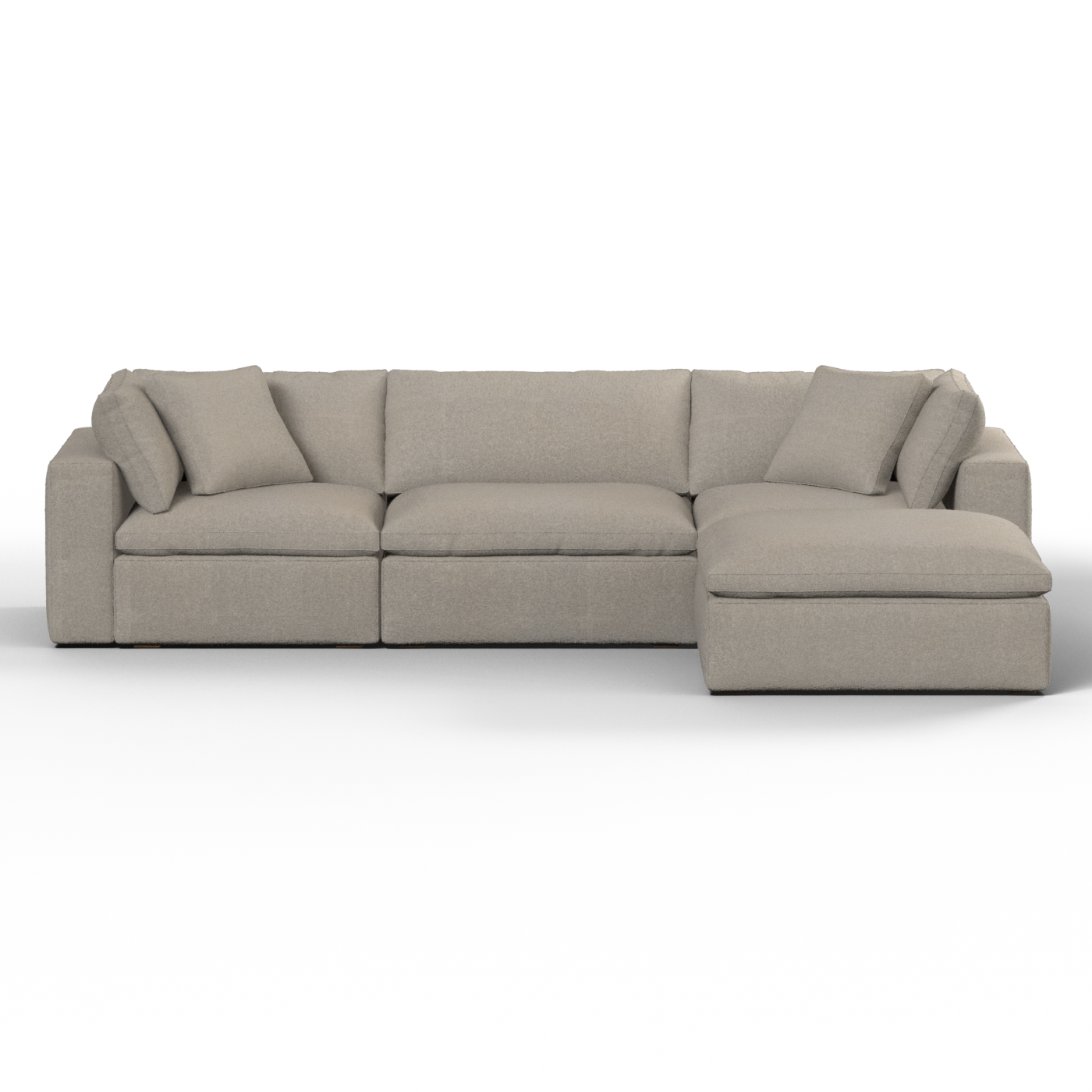 Ari dreisitziges modulares Ecksofa