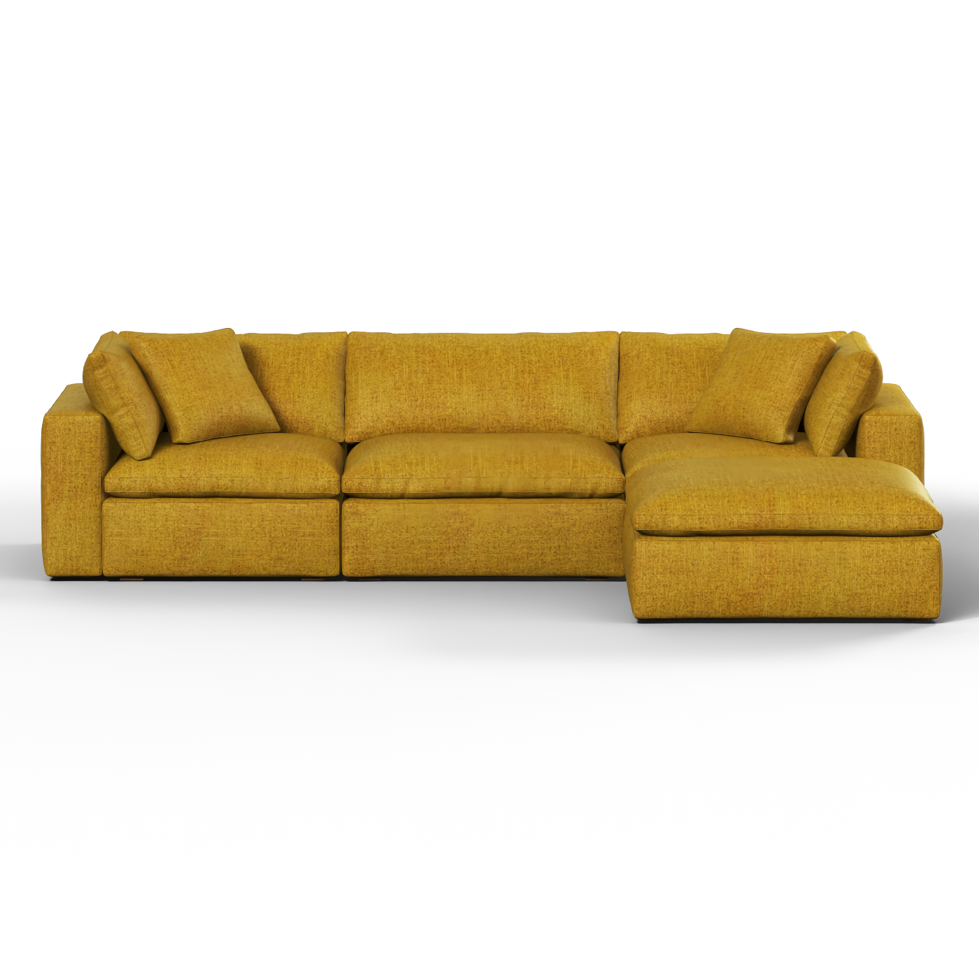 Ari three seater modular corner Sofa With Full Fabric Customisation