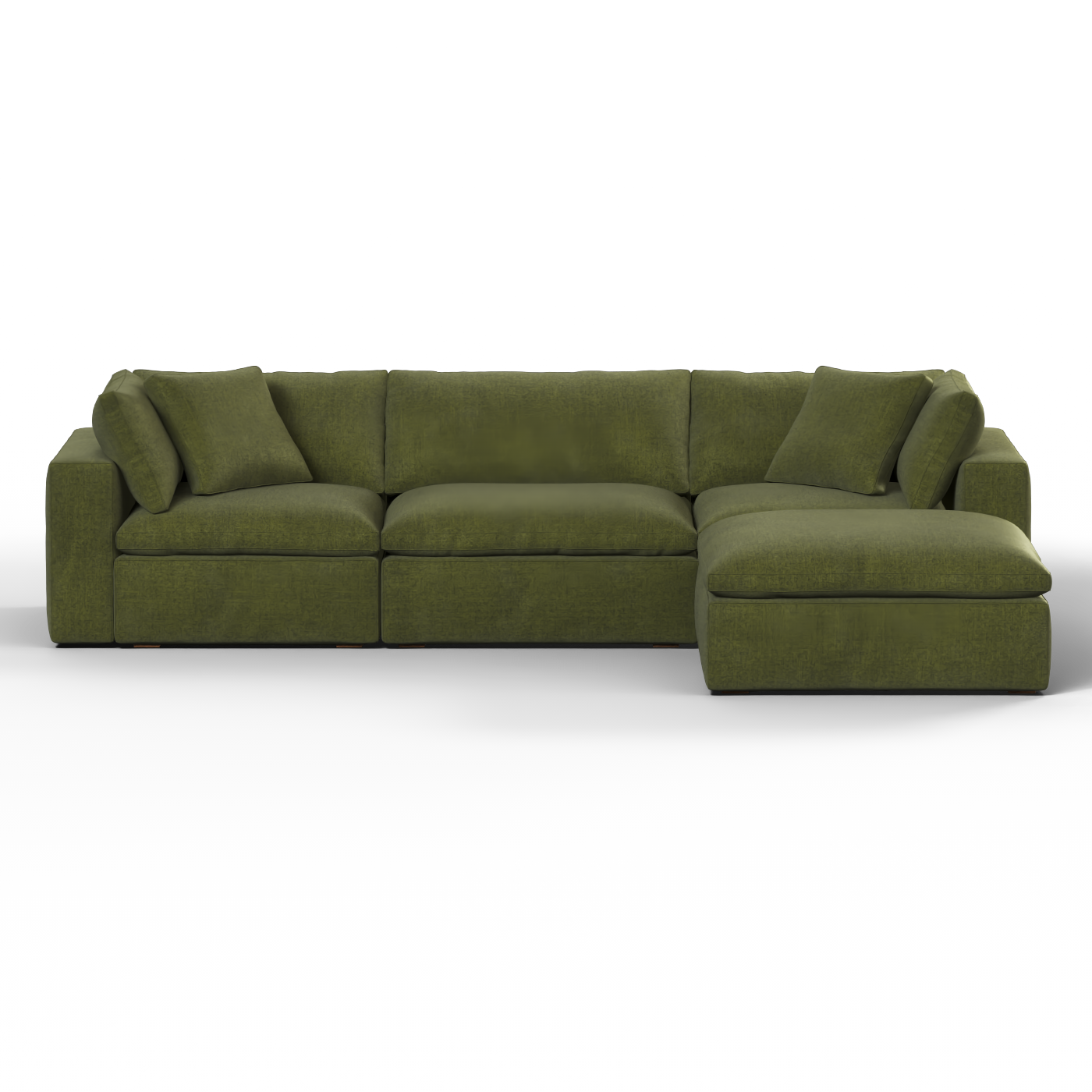 Ari three seater modular corner Sofa With Full Fabric Customisation