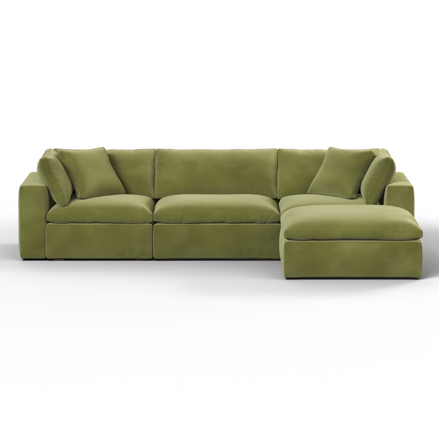 Ari three seater modular corner Sofa With Full Fabric Customisation
