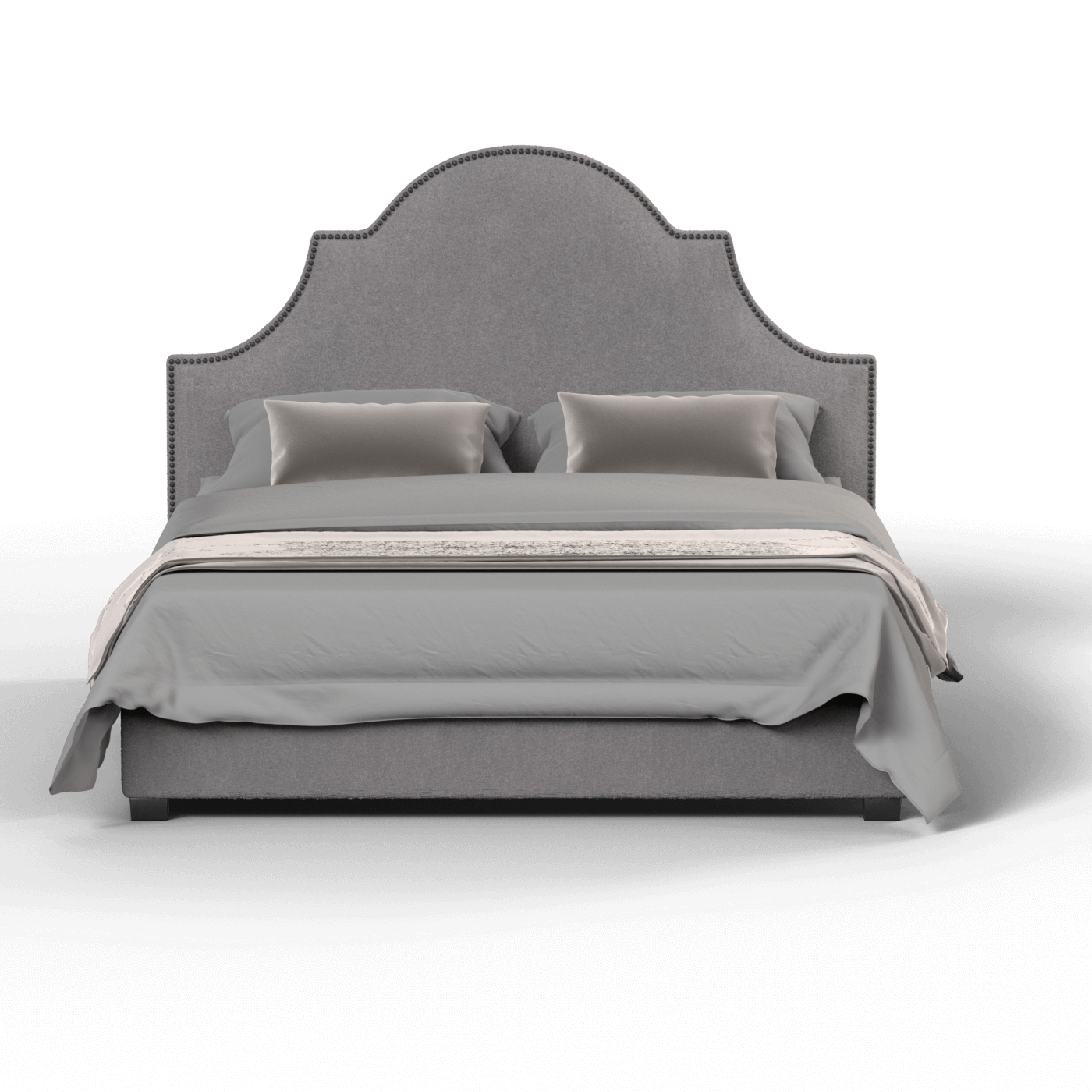Ariana Double Bed with Elegant Headboard