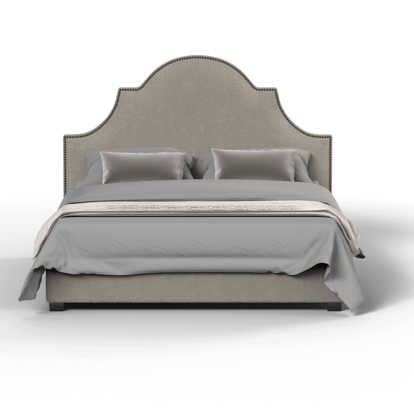 Ariana Double Bed with Elegant Headboard