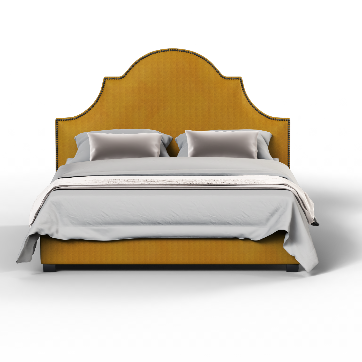 Ariana Double Bed with Elegant Headboard