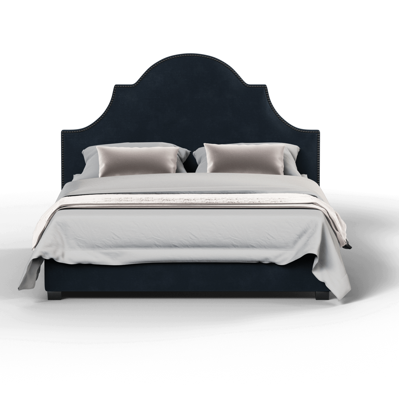 Ariana Double Bed with Elegant Headboard