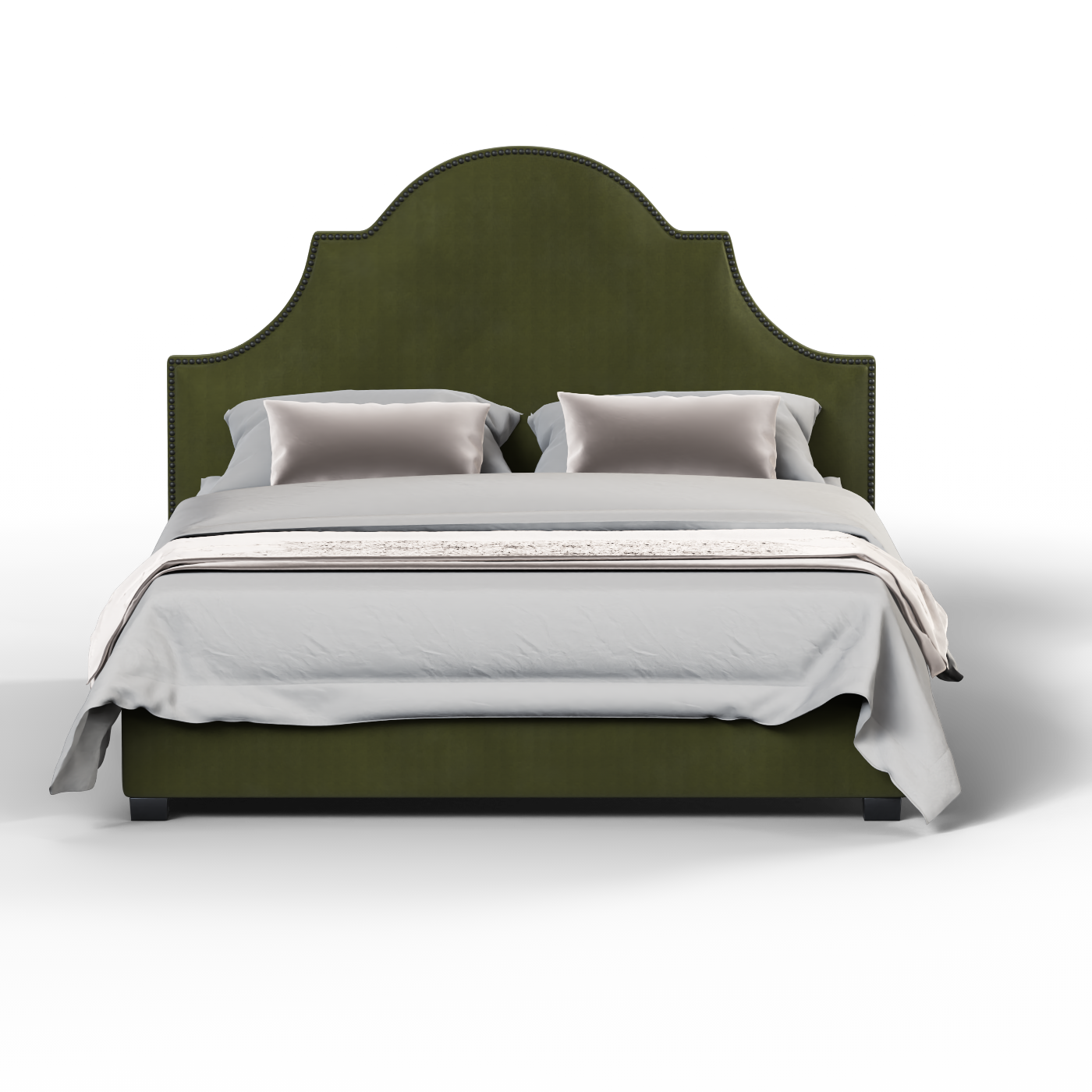 Ariana Double Bed with Elegant Headboard
