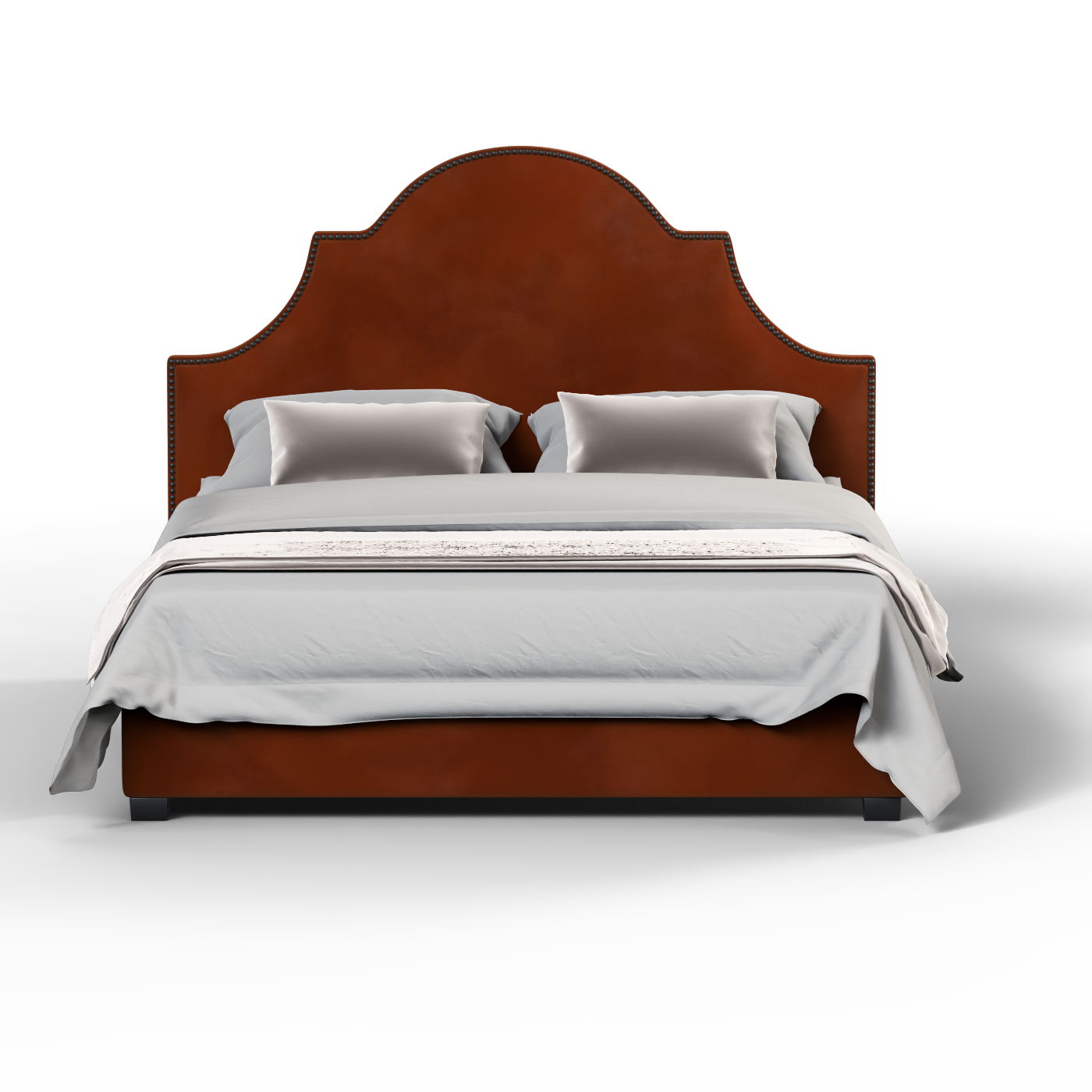 Ariana Double Bed with Elegant Headboard
