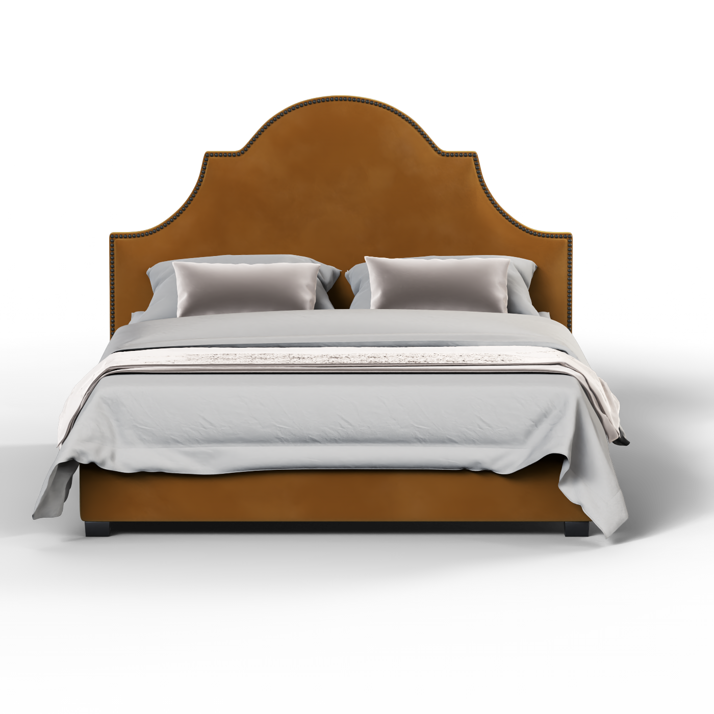 Ariana Double Bed with Elegant Headboard