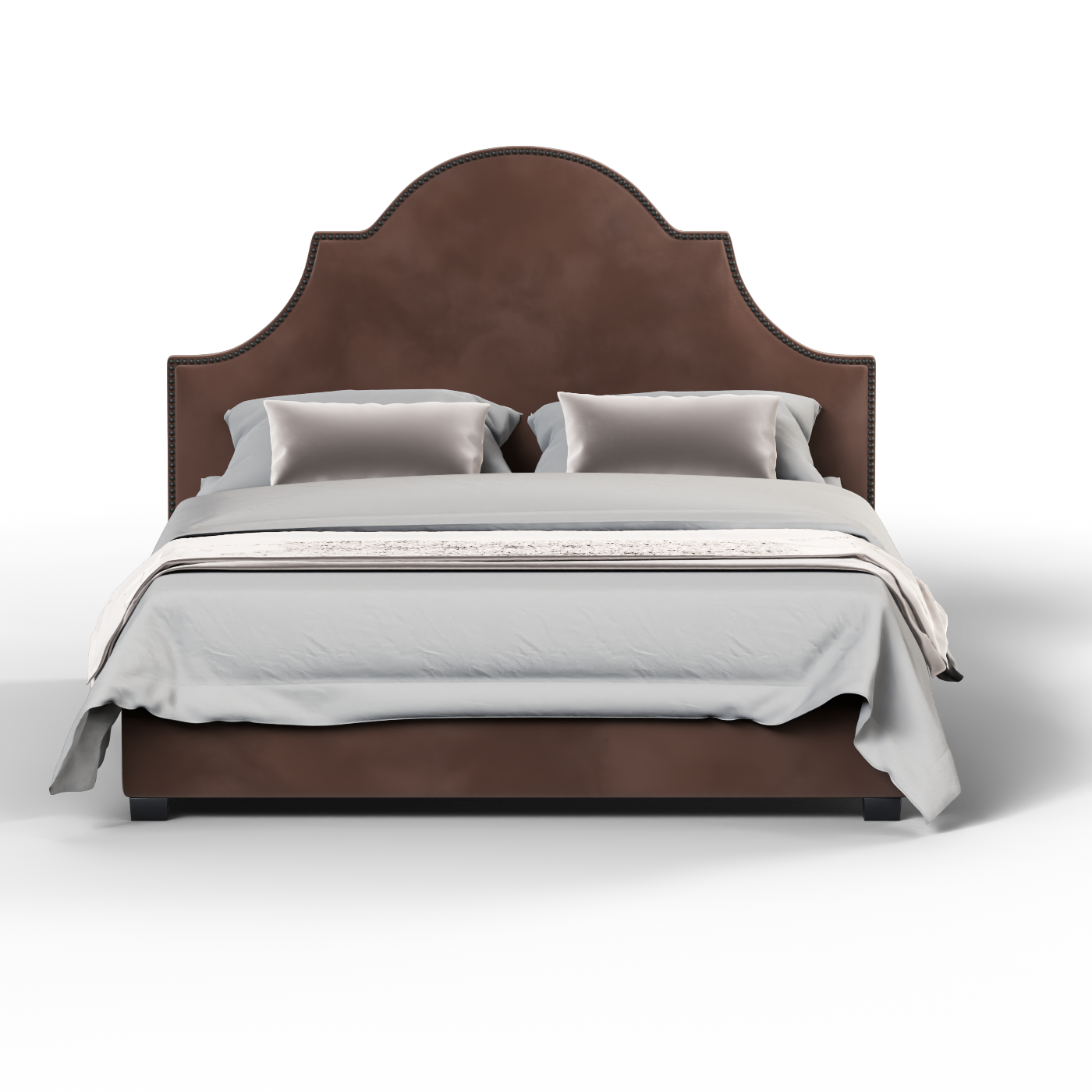 Ariana Double Bed with Elegant Headboard