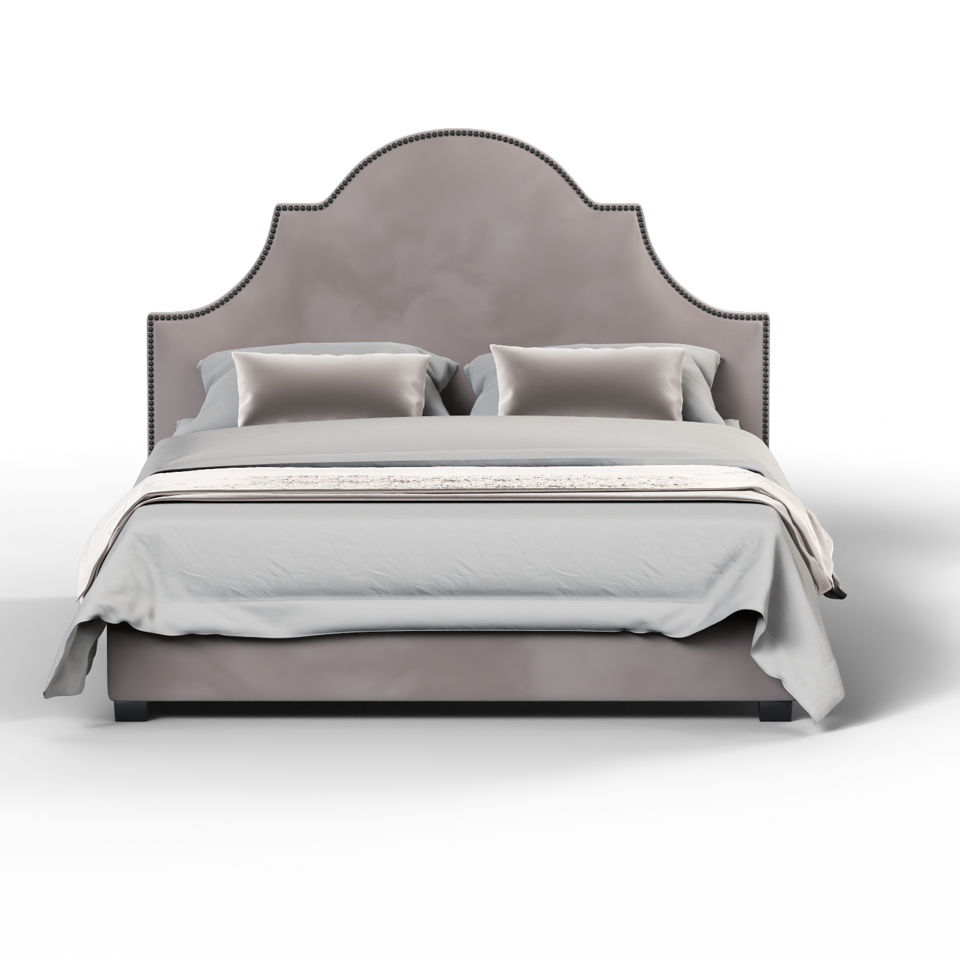 Ariana Double Bed with Elegant Headboard