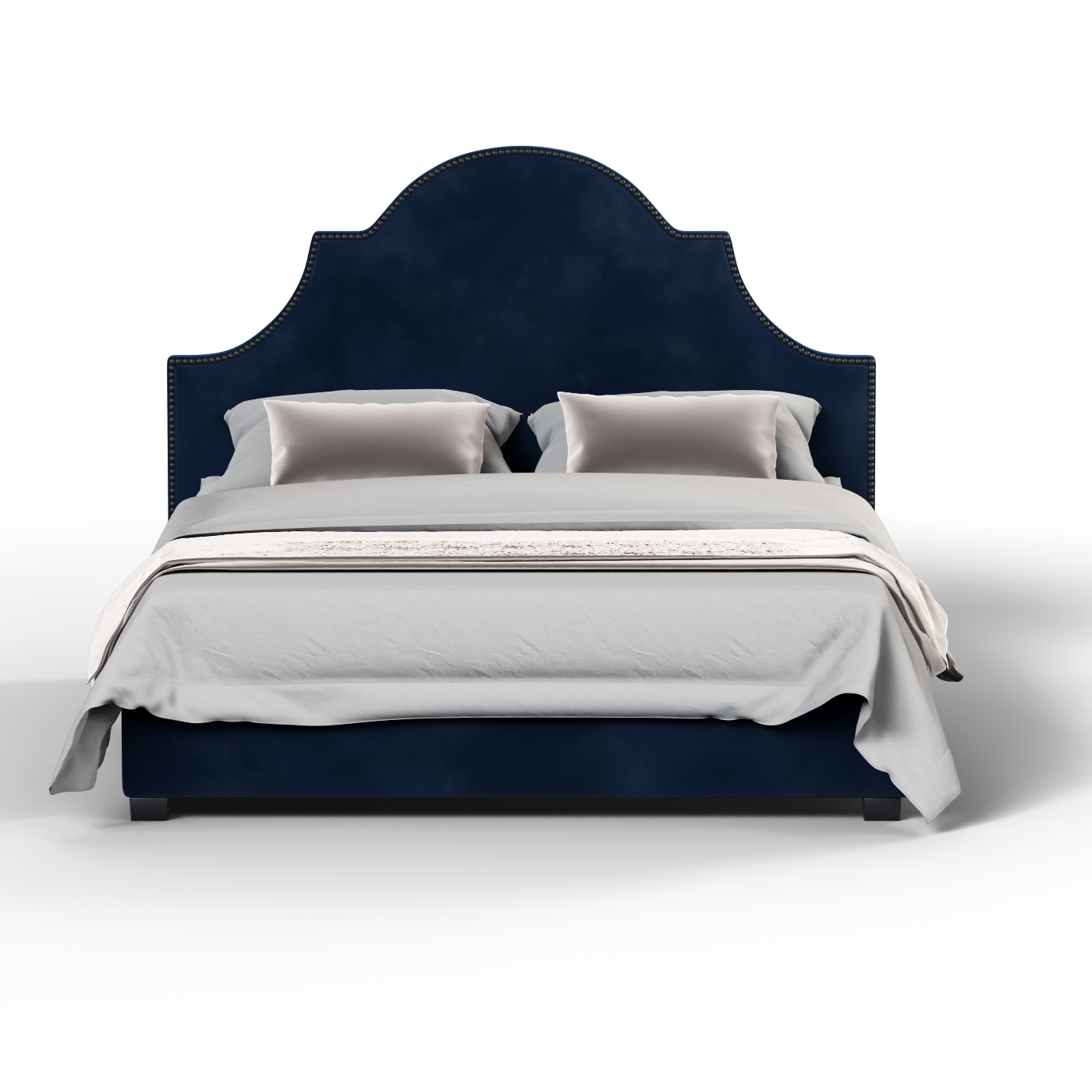 Ariana Double Bed with Elegant Headboard