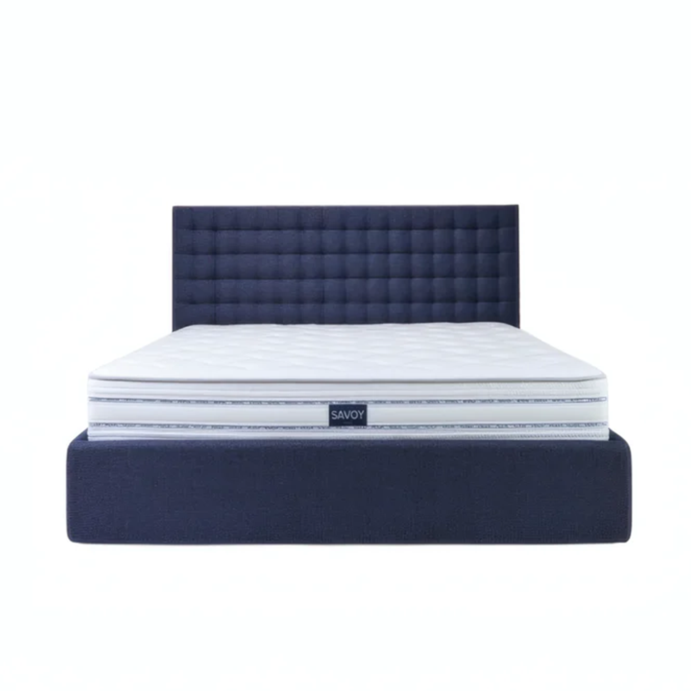 Willie Bed with Tufted High Headboard