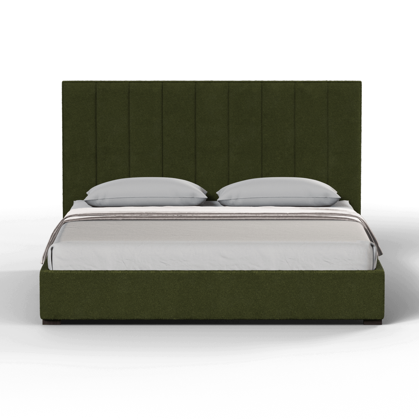 Ava High Headboard Bed in Luxe Fabric