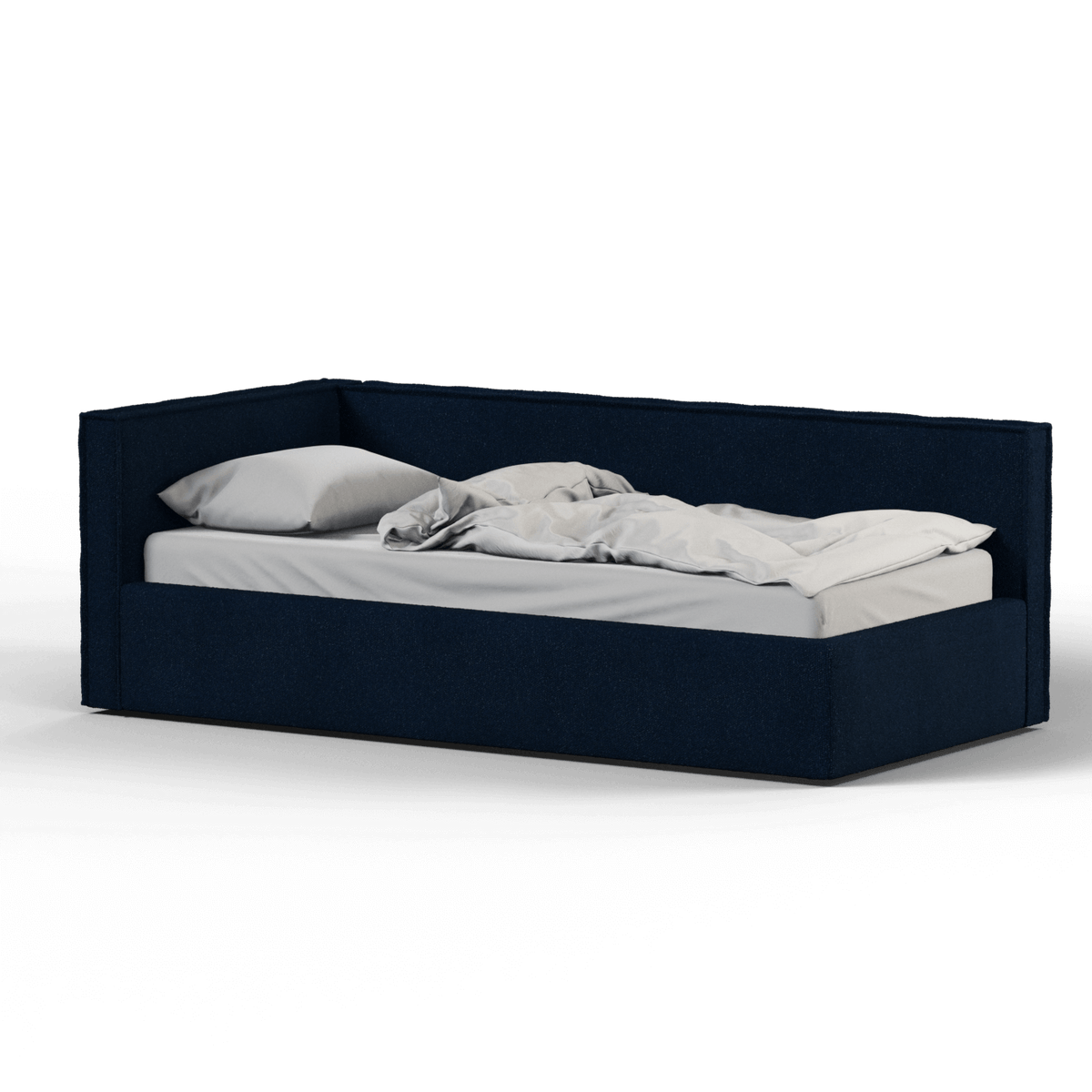 Bedspoke Axel Daybed – Midnight Blue Bouclé