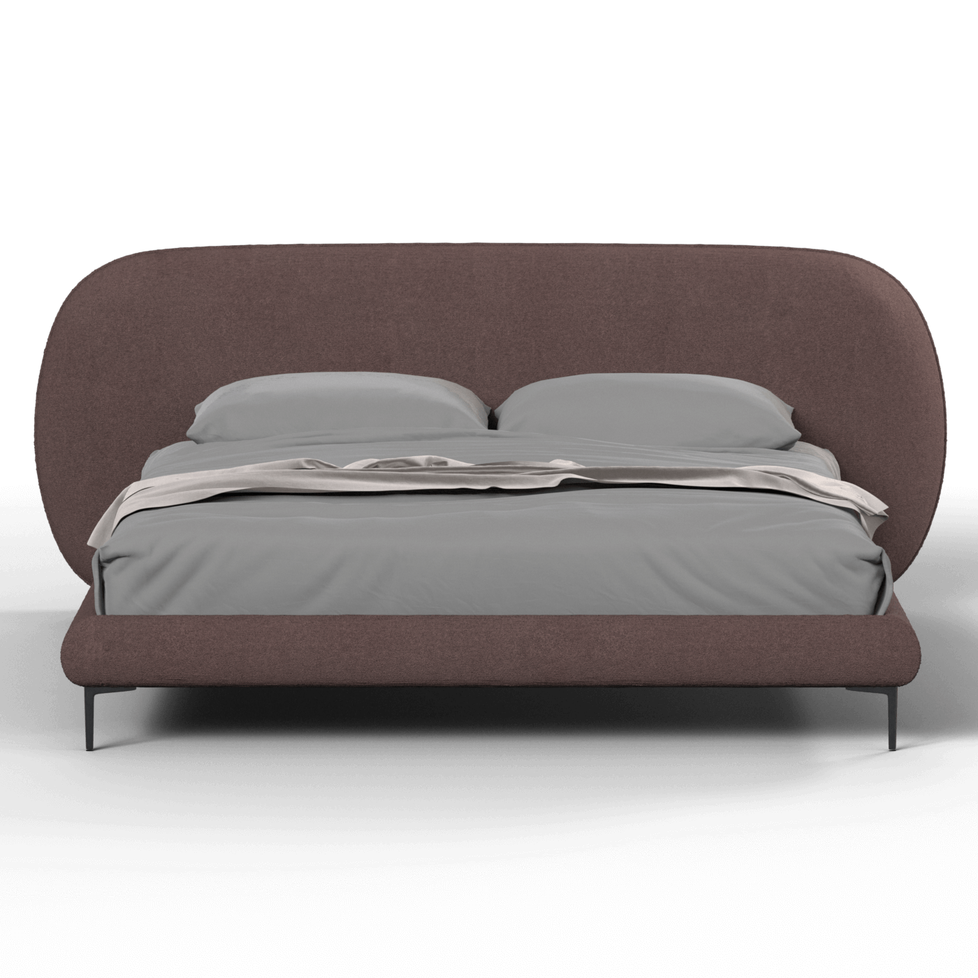 Bolzano Upholstered Bed with Curved Headboard