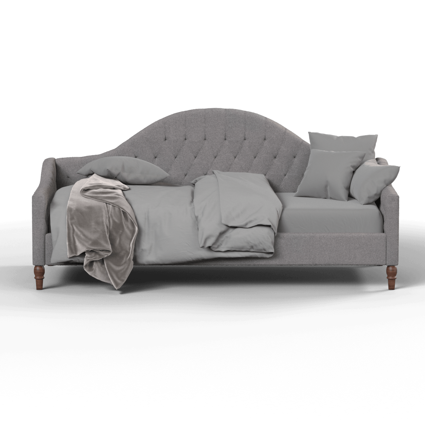 Elise Daybed with Elegant Curves and Versatile Comfort