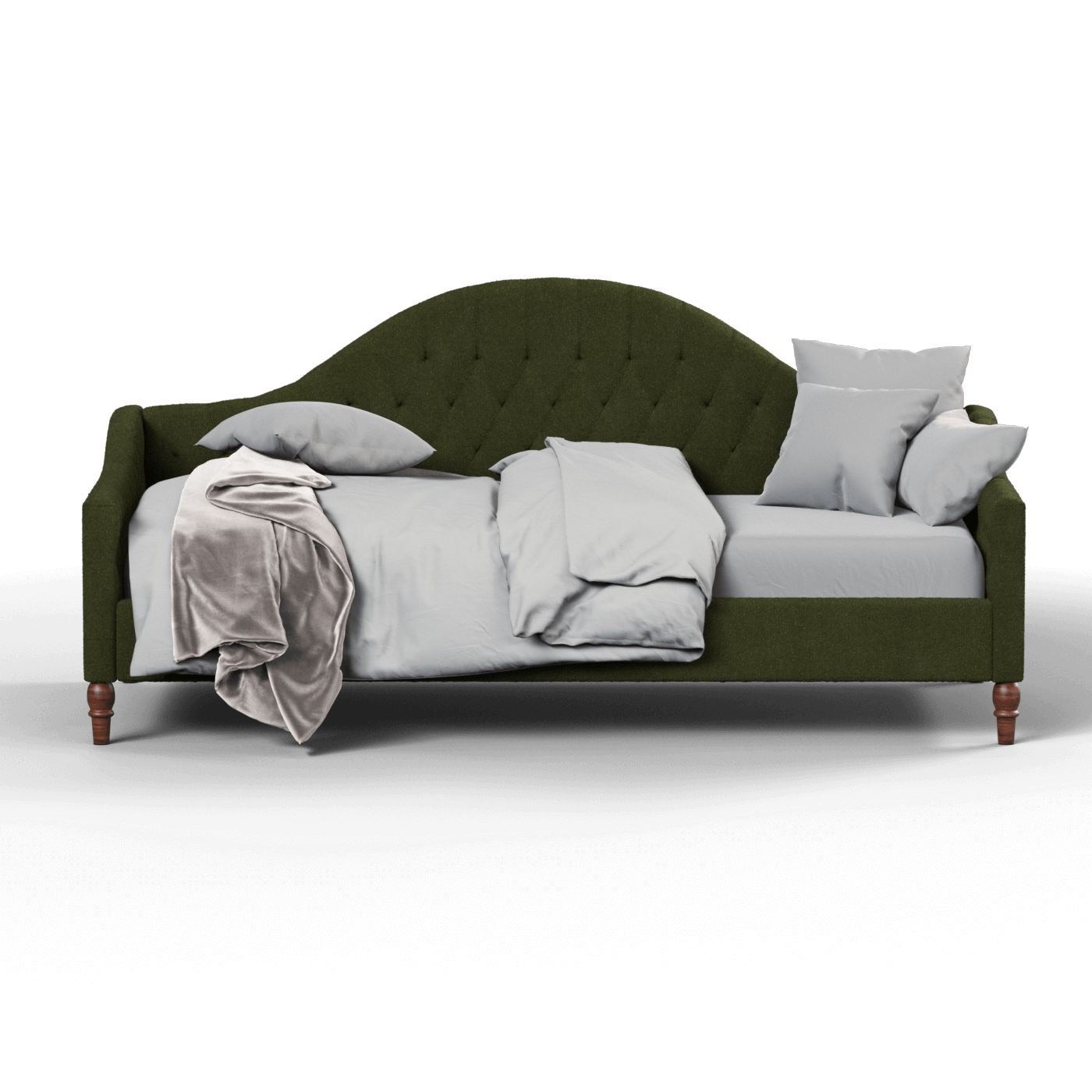Elise Daybed with Elegant Curves and Versatile Comfort