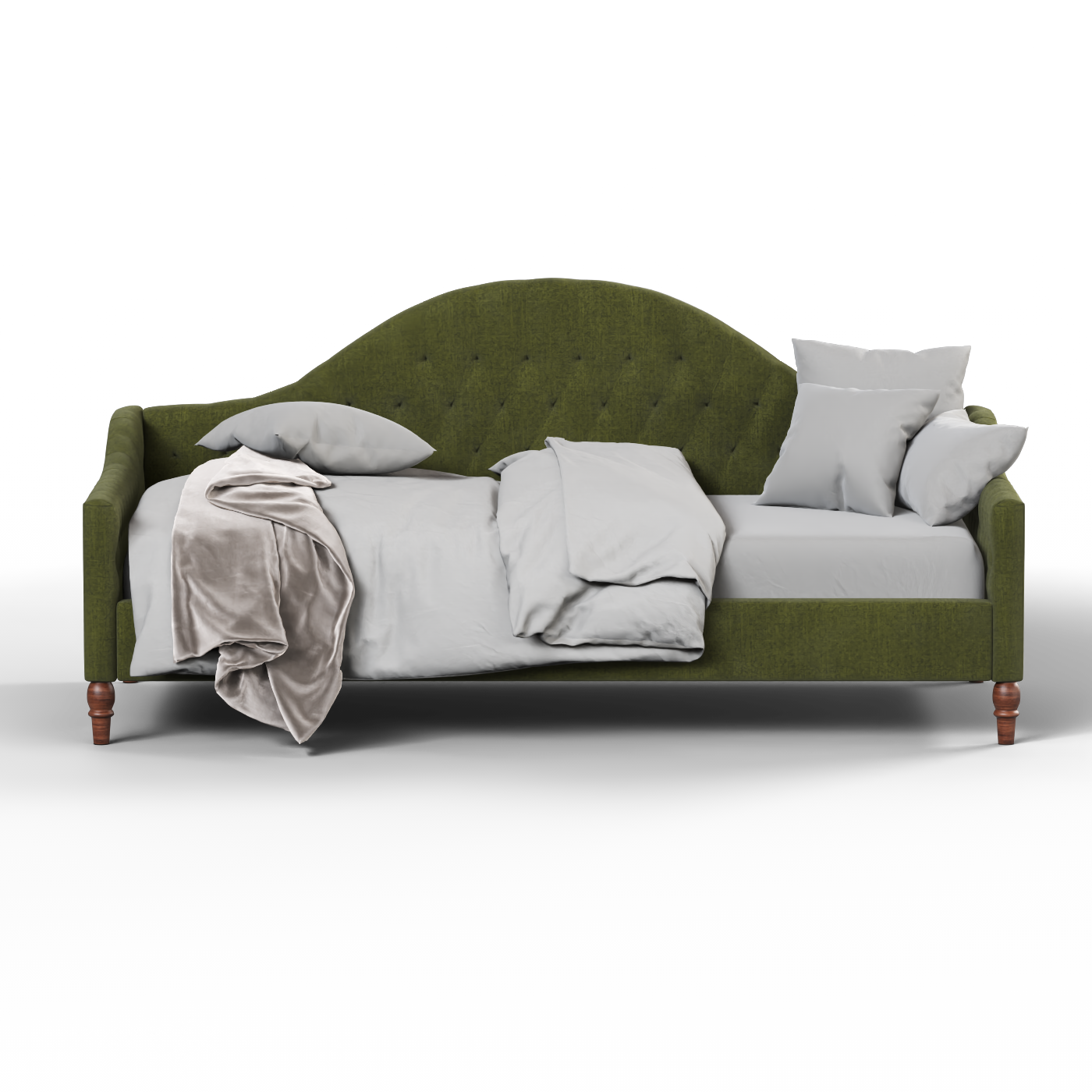 Elise Daybed with Elegant Curves and Versatile Comfort