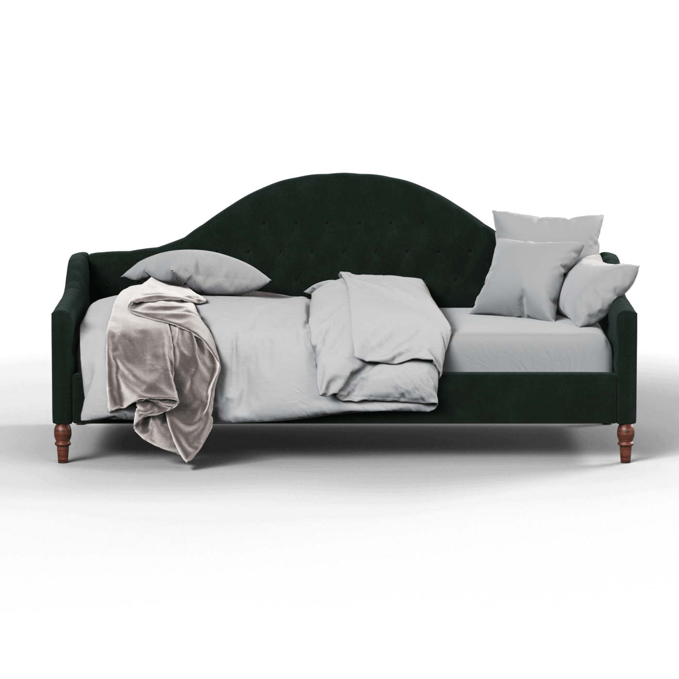 Elise Daybed with Elegant Curves and Versatile Comfort