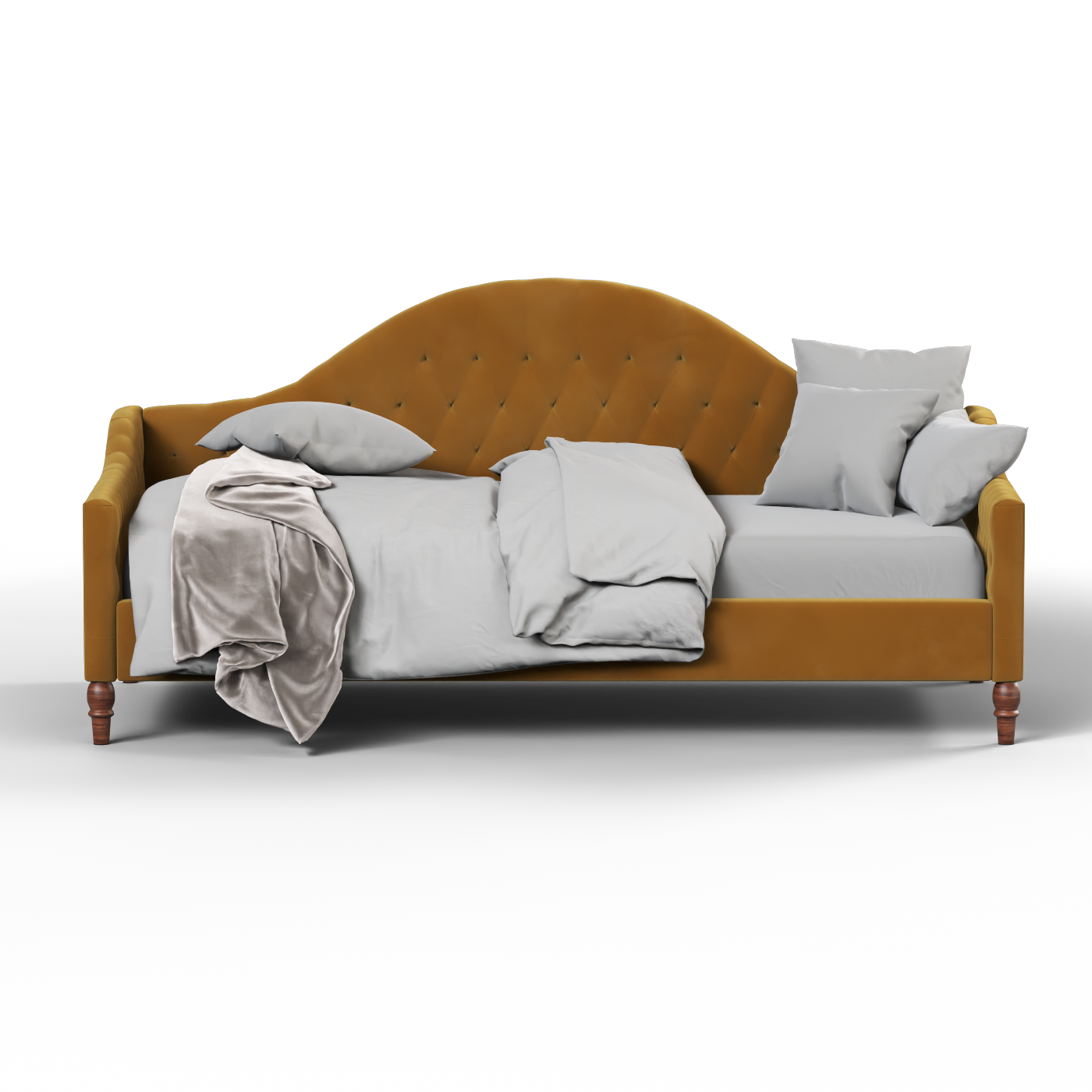 Elise Daybed with Elegant Curves and Versatile Comfort