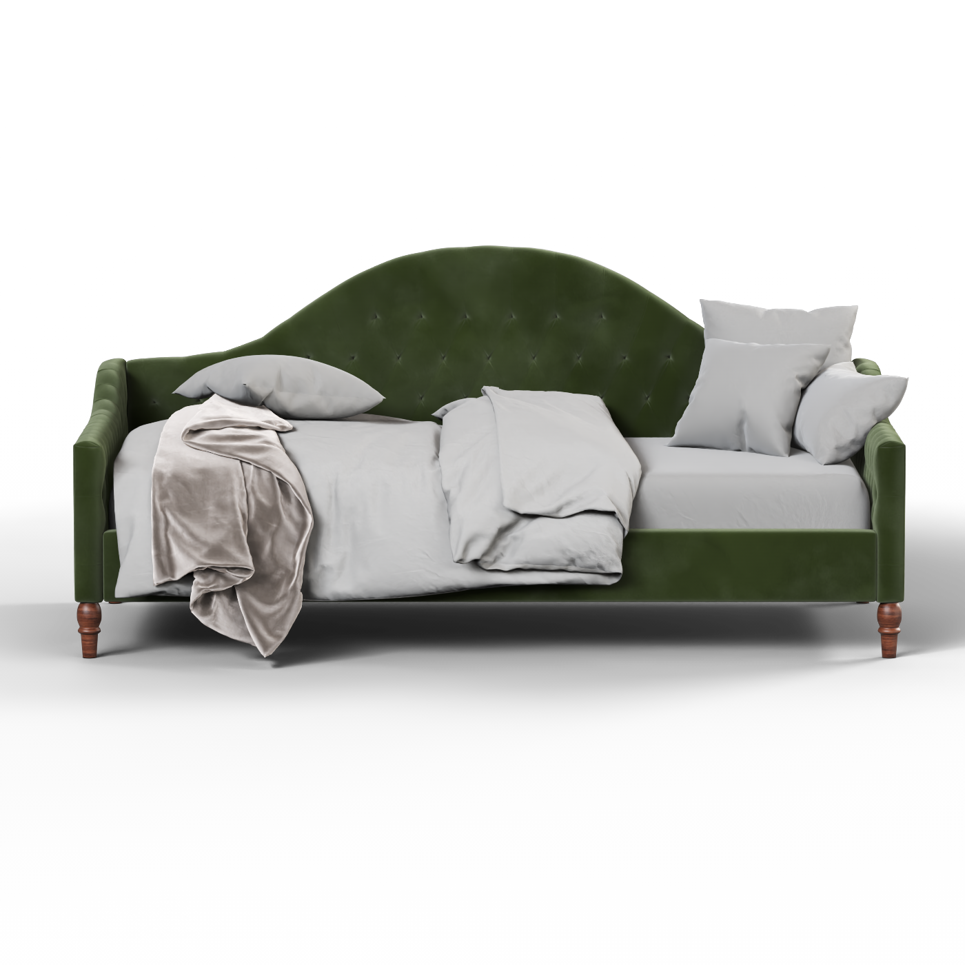 Elise Daybed with Elegant Curves and Versatile Comfort
