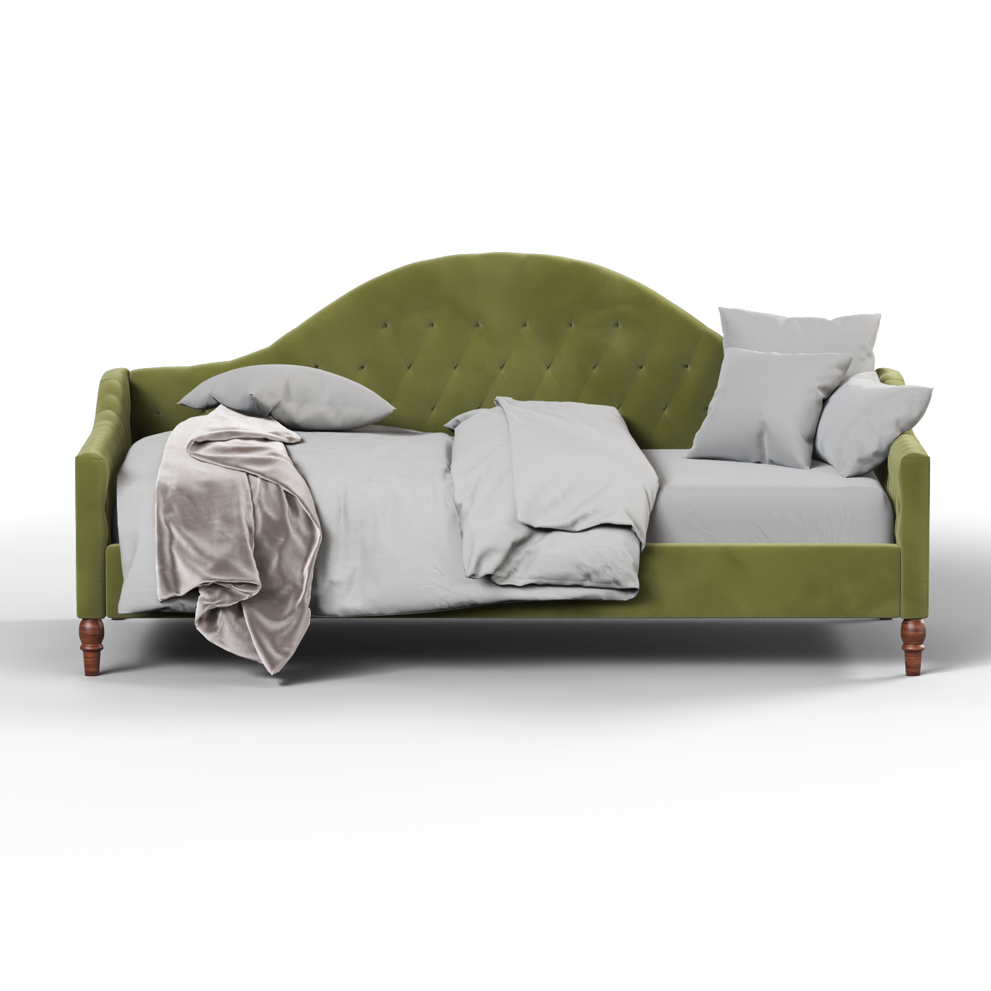 Elise Daybed with Elegant Curves and Versatile Comfort