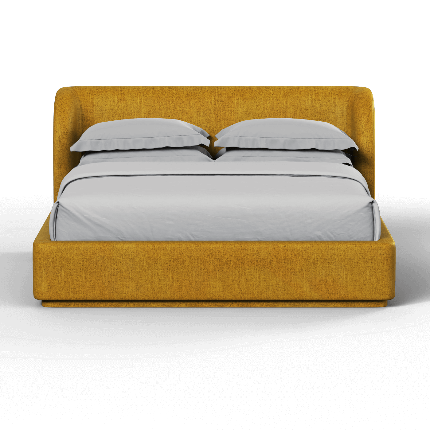 Giacomo Double Bed with Wide Panelled Headboard