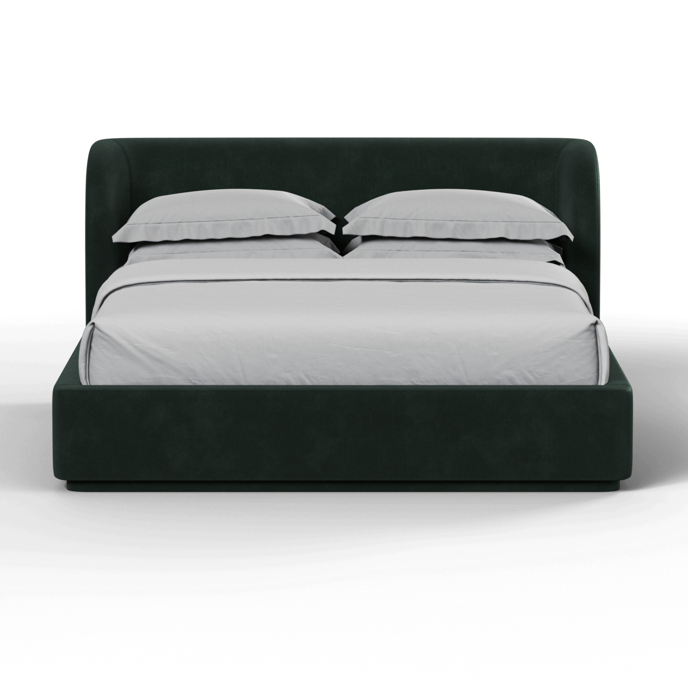 Giacomo Double Bed with Wide Panelled Headboard