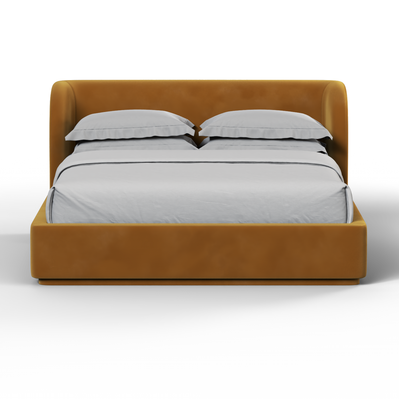 Giacomo Double Bed with Wide Panelled Headboard