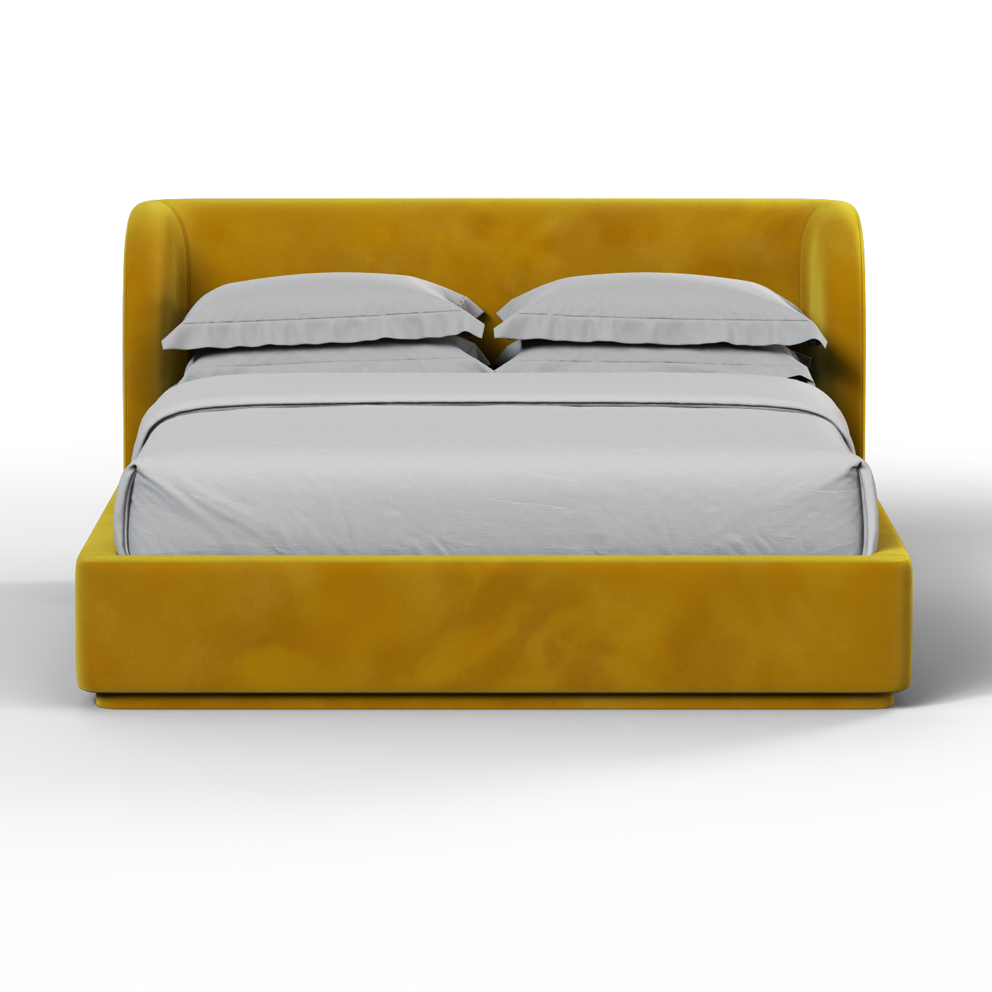 Giacomo Double Bed with Wide Panelled Headboard