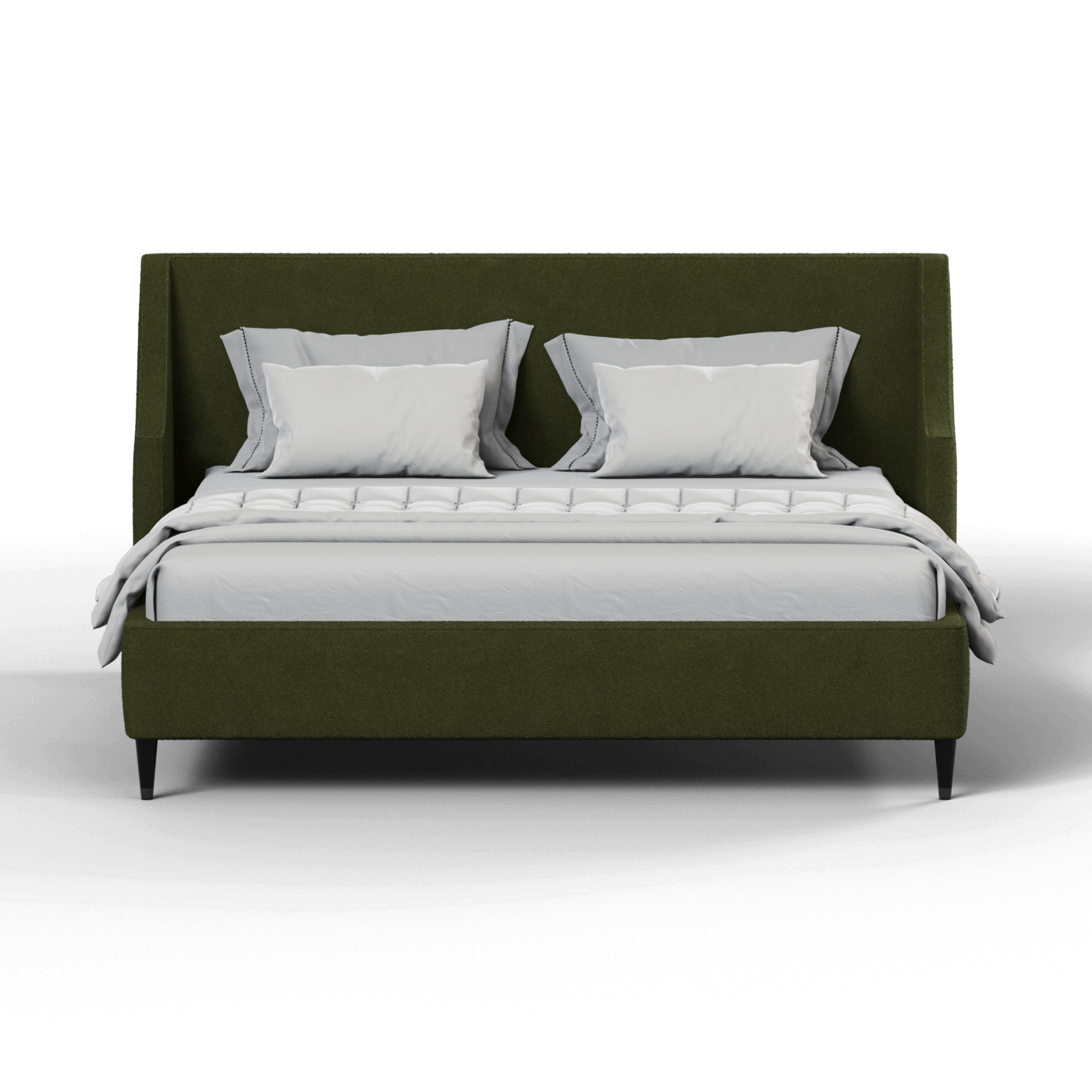 Lit double Laura avec tête de lit haute