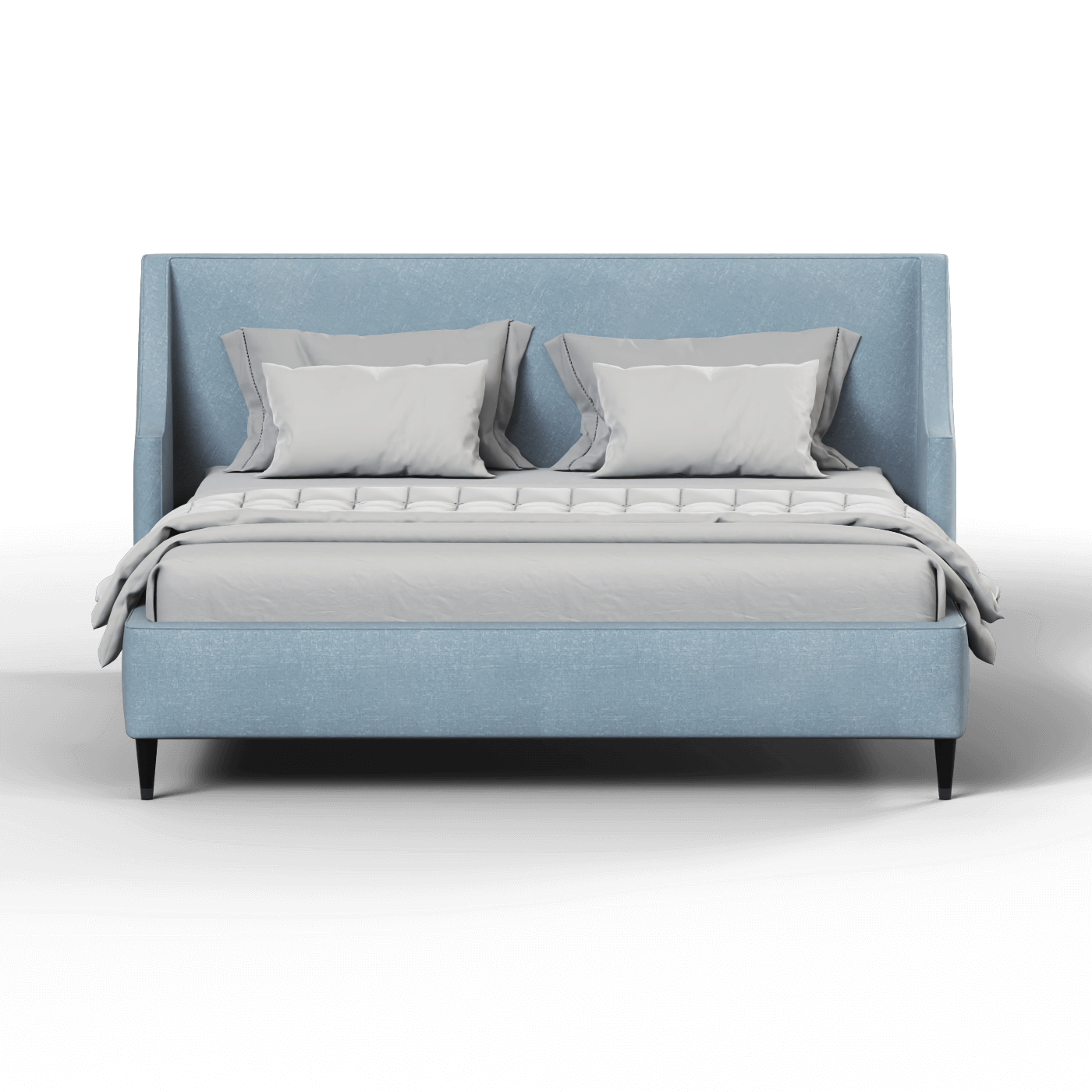 Lit double Laura avec tête de lit haute