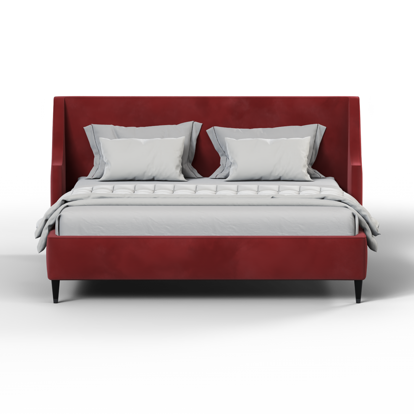 Lit double Laura avec tête de lit haute