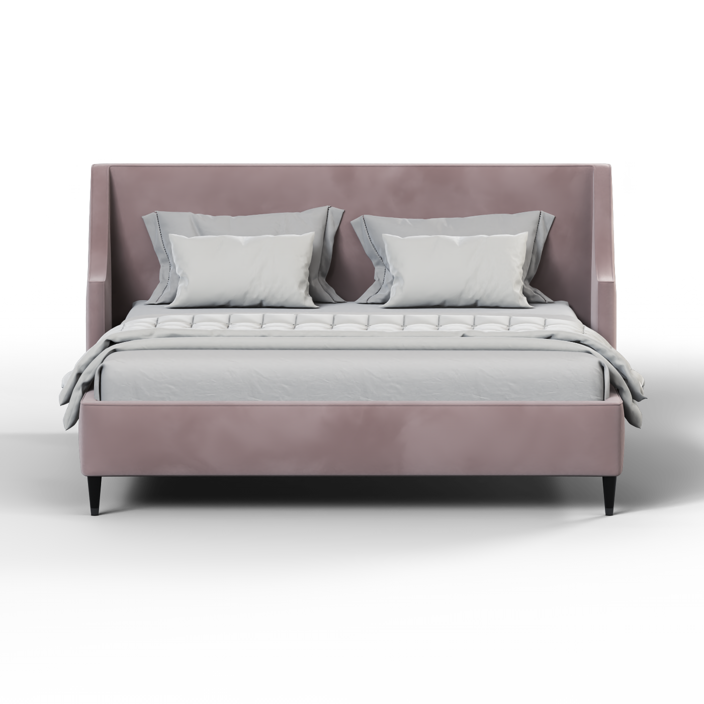 Lit double Laura avec tête de lit haute