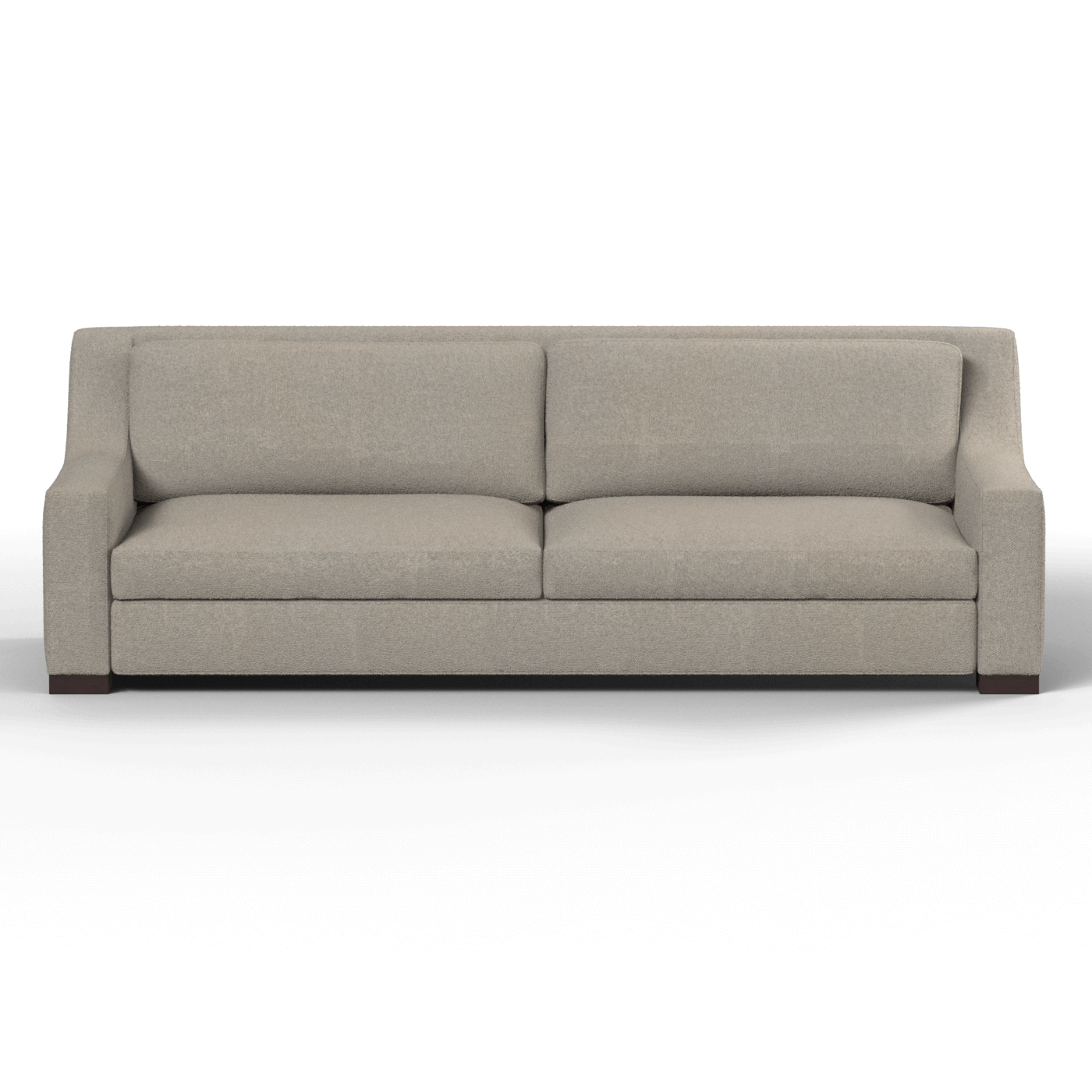 Louis 2 Seater Sofa — Structured Design with Tapered Arms