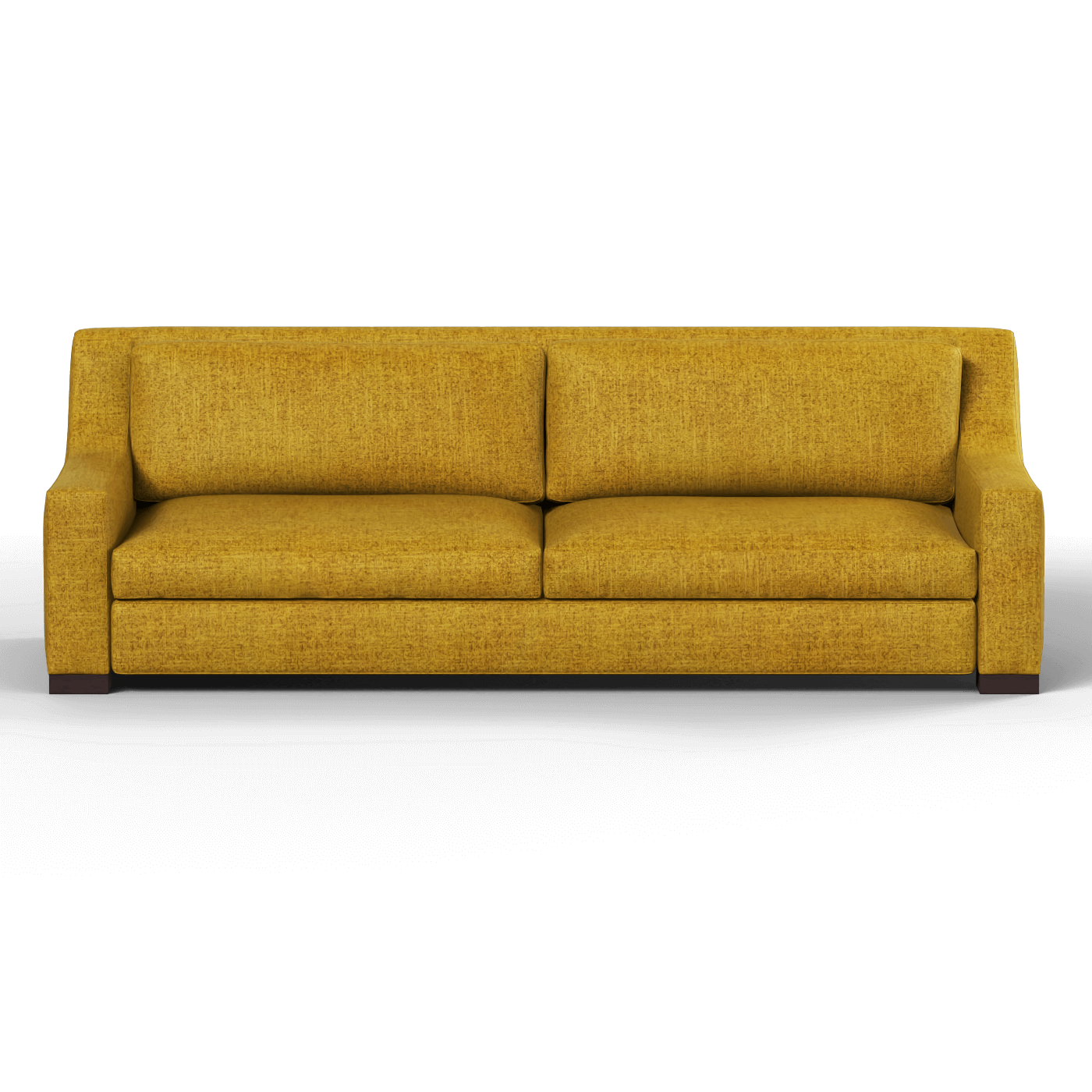Louis 2 Seater Sofa — Structured Design with Tapered Arms
