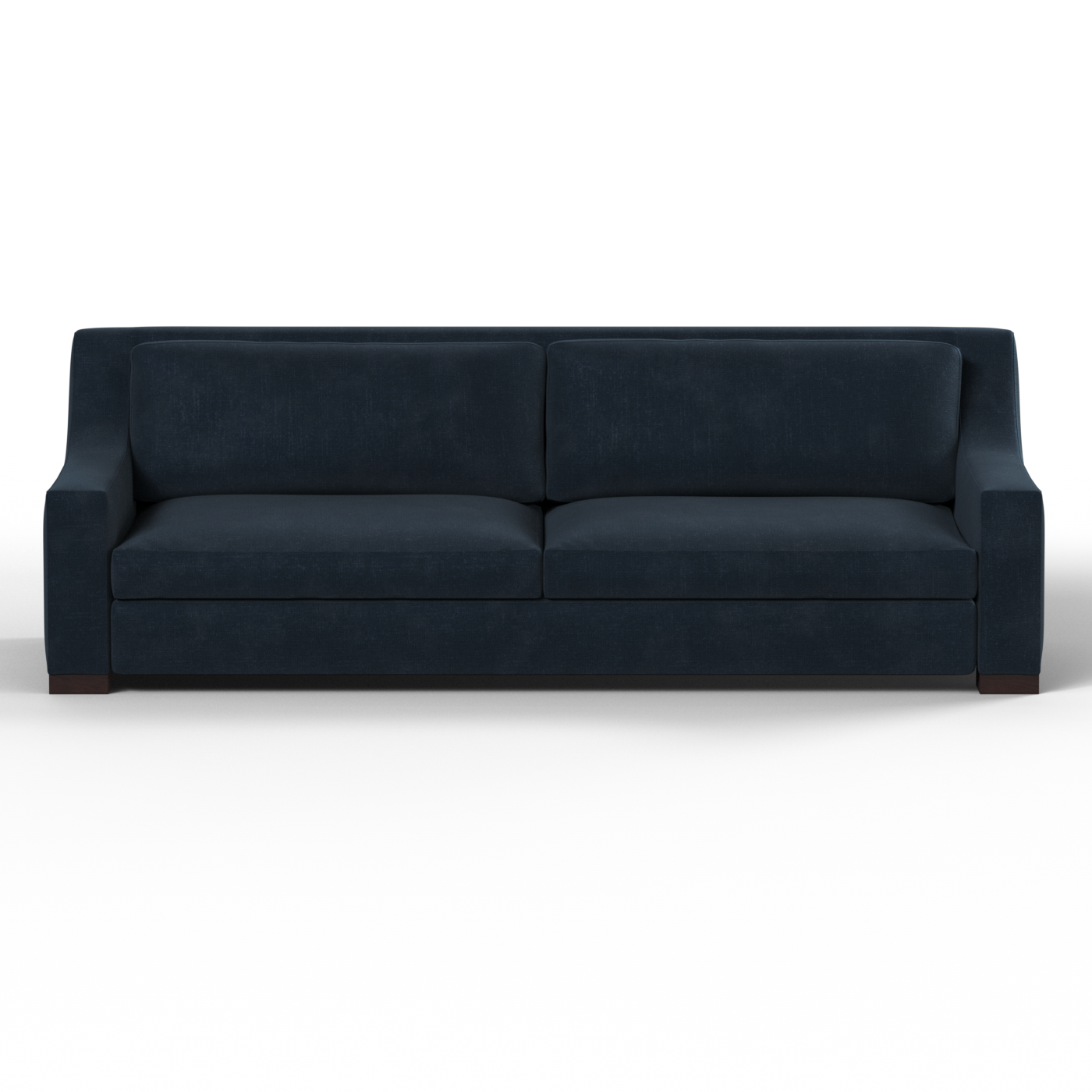 Louis 2 Seater Sofa — Structured Design with Tapered Arms