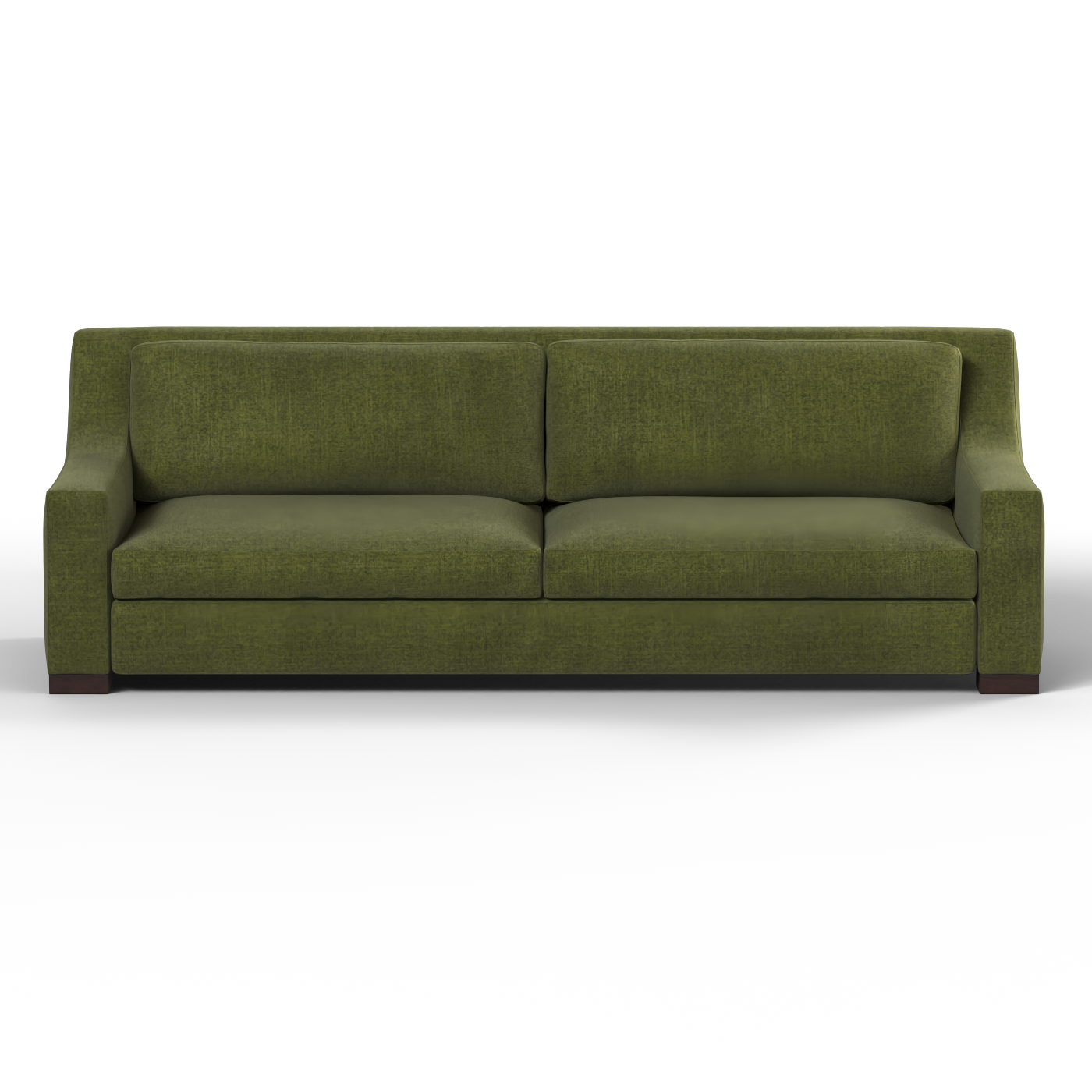 Louis 2 Seater Sofa — Structured Design with Tapered Arms