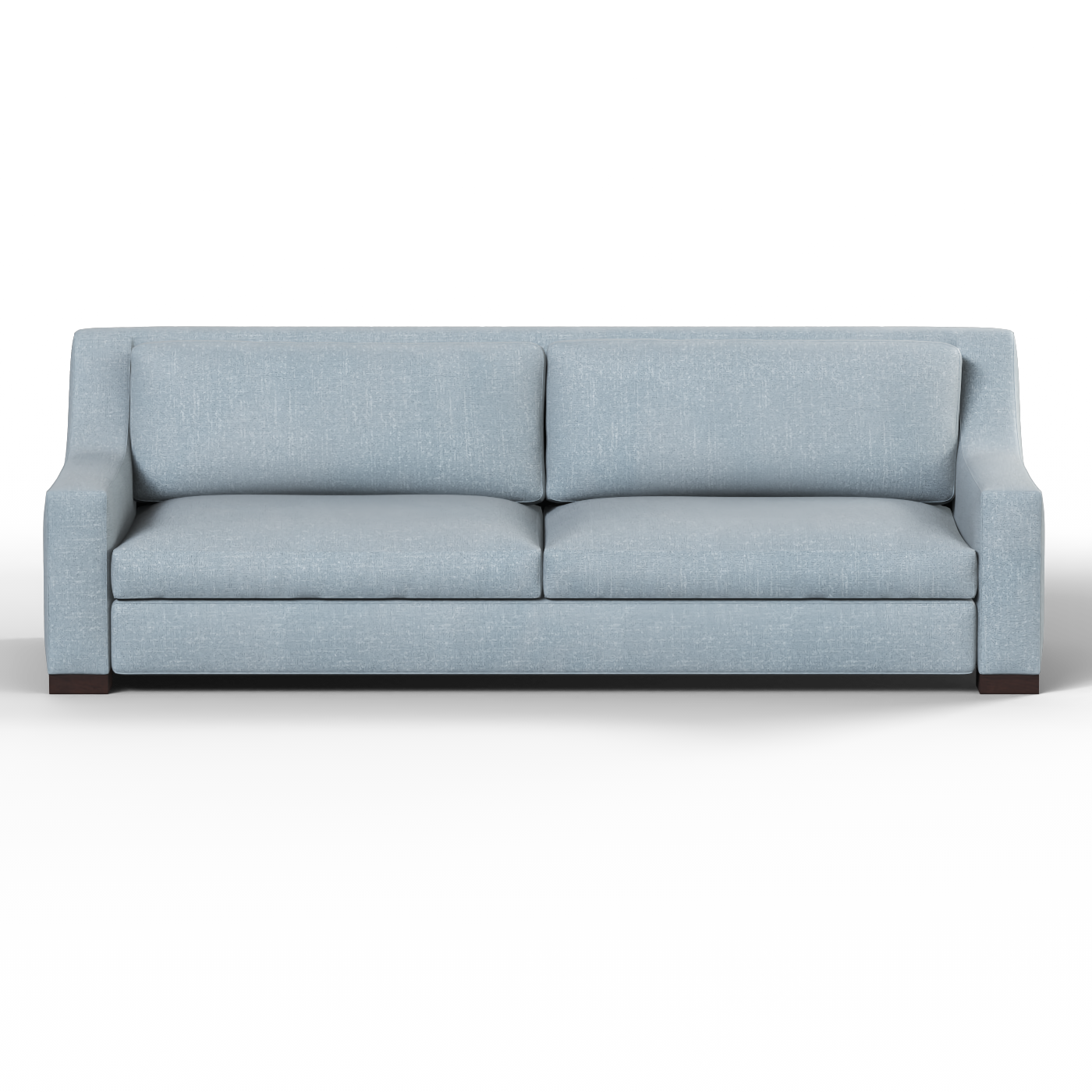Louis 2 Seater Sofa — Structured Design with Tapered Arms